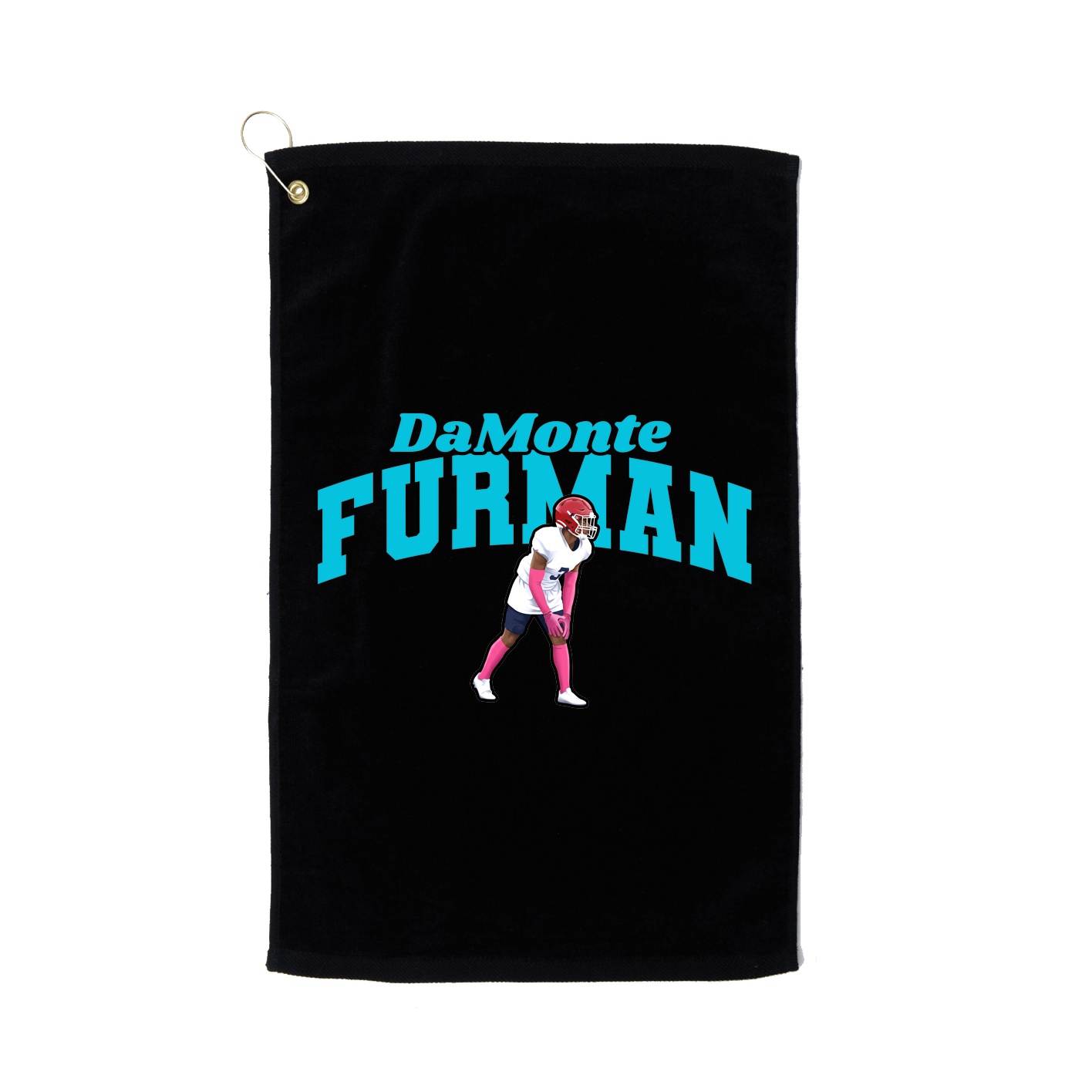 Golf Towel — Signature Arch in Black