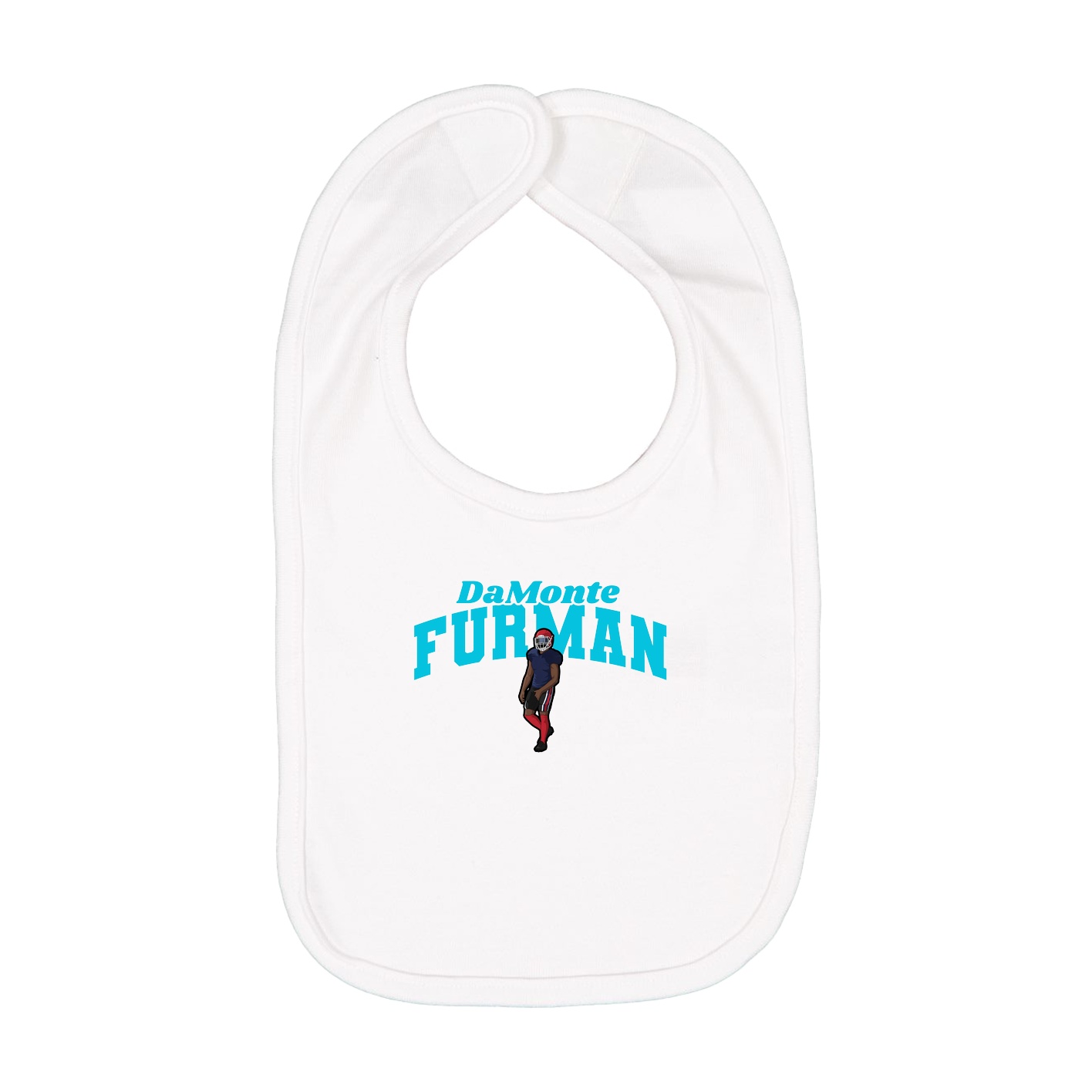 Infant Bib — Signature Arch in White