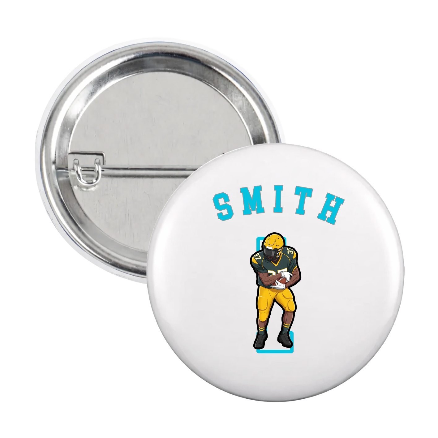 Game Day Button — Shirsey Arch in White