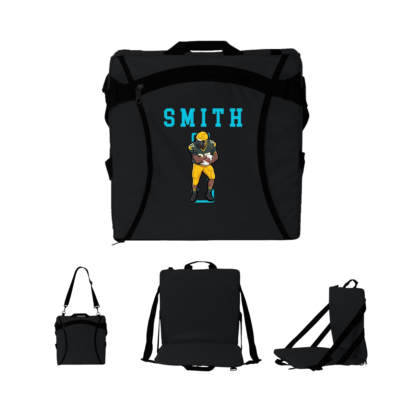 Folding Stadium Seat — Shirsey in Black