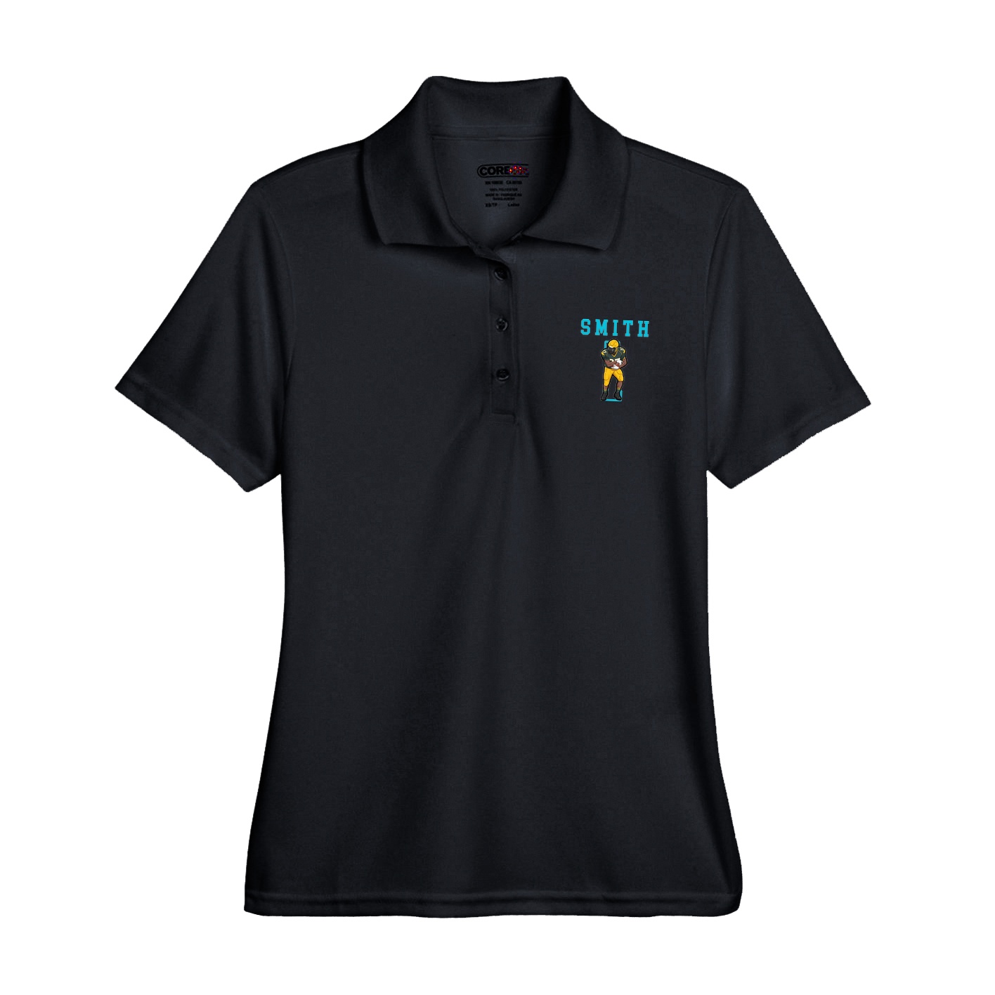 Womens Performance Polo — Shirsey in Black