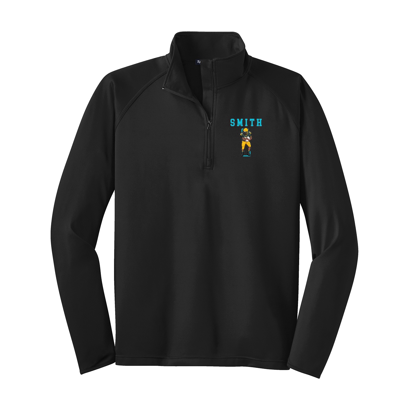 Q-Zip Pullover — Shirsey in Black