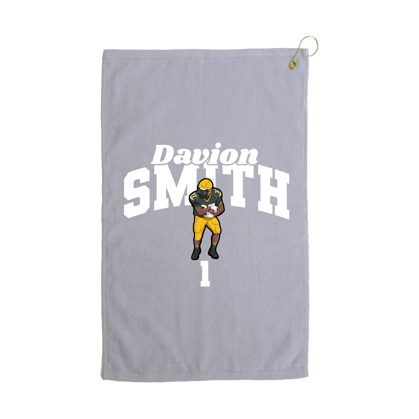 Golf Towel — Signature Arch in Grey