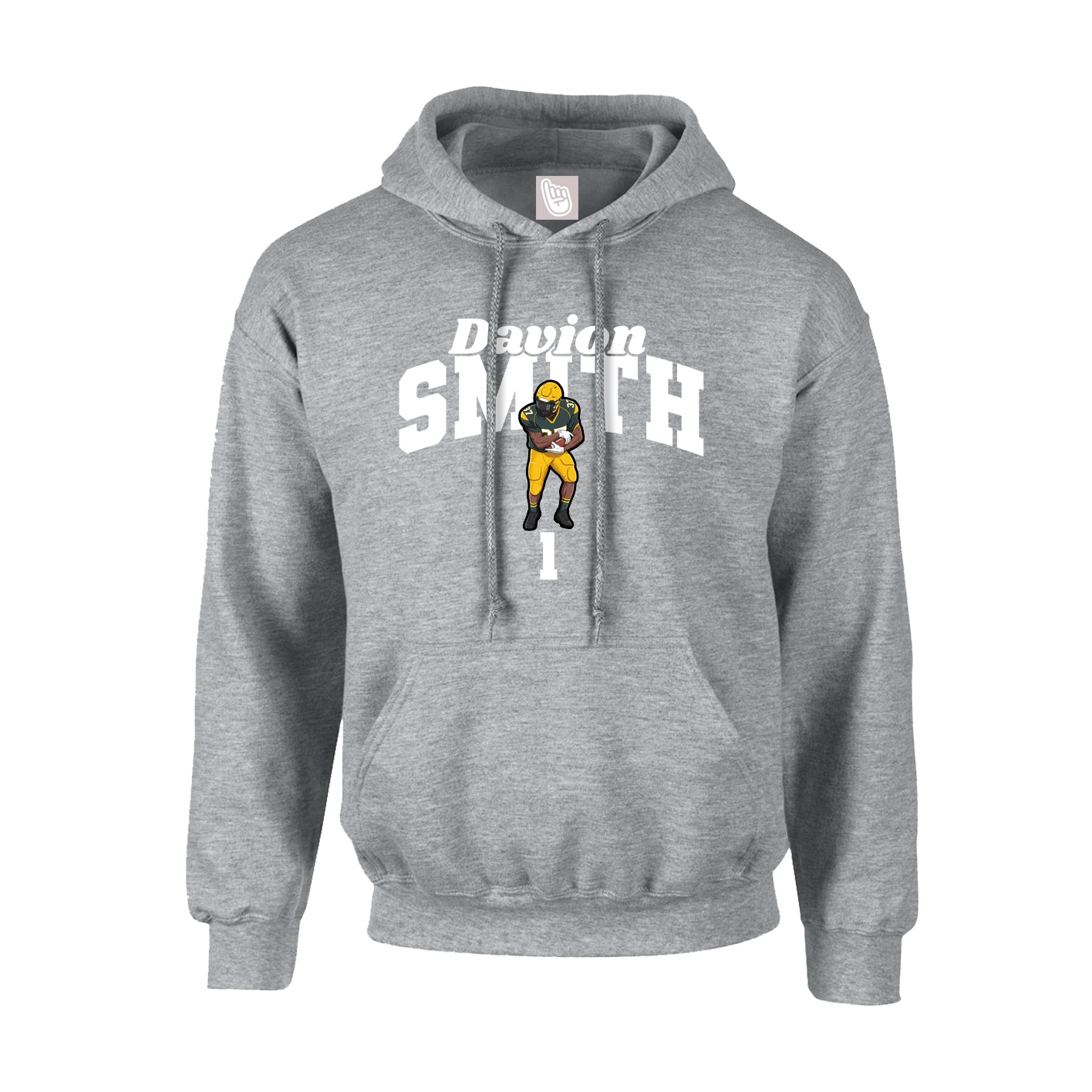 Hoodie — Signature Arch in Grey