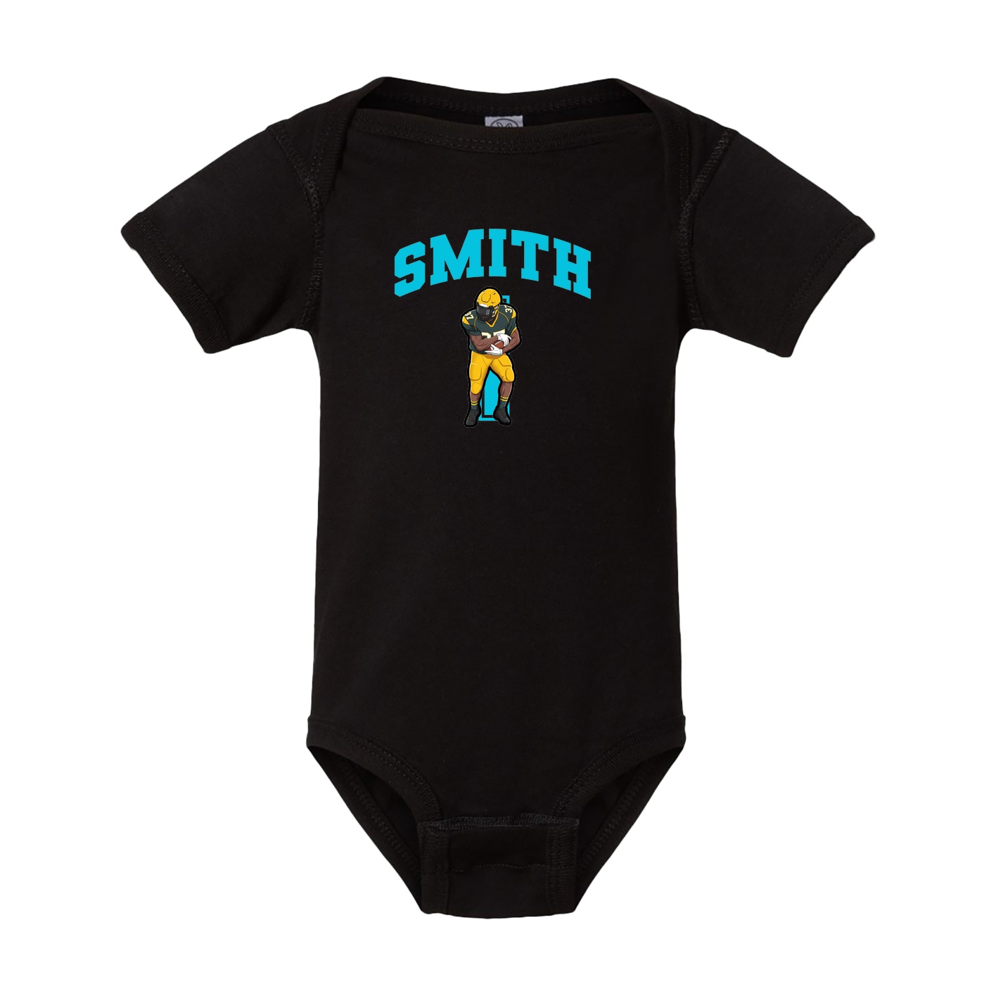 Baby Onesie — Number in Black