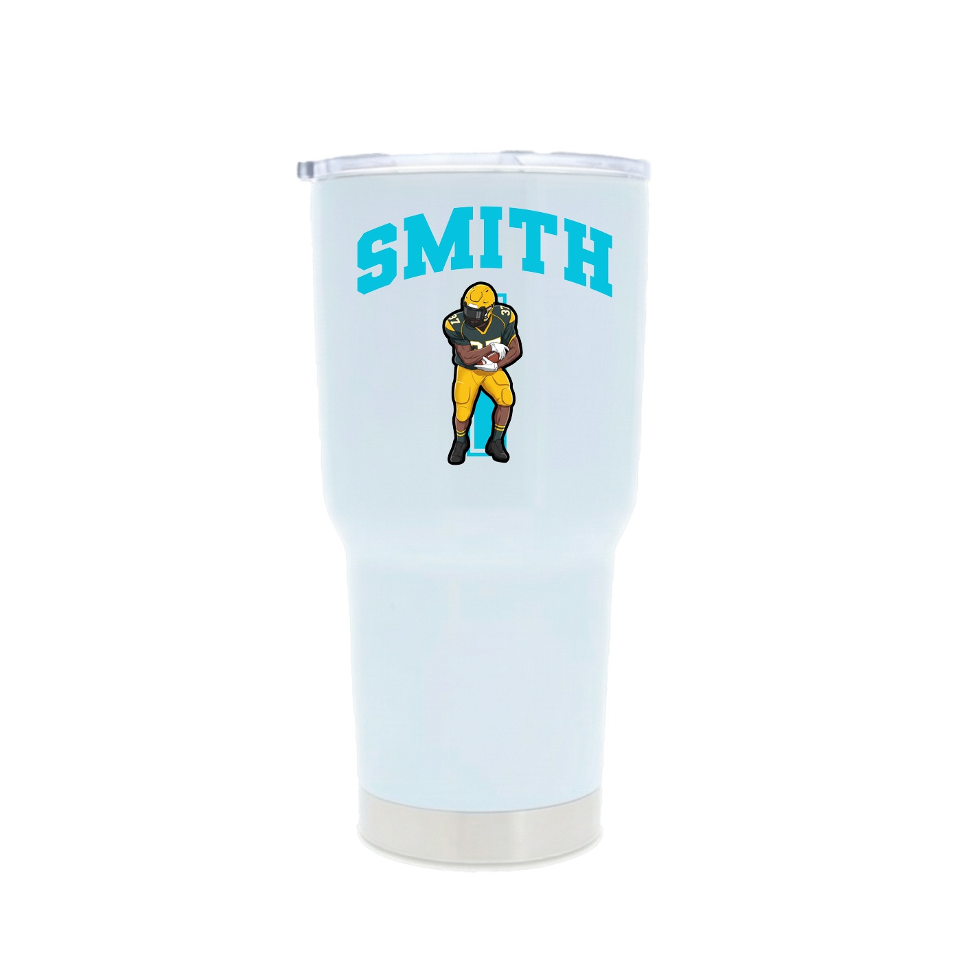 30oz Stainless Steel Tumbler — Number in White