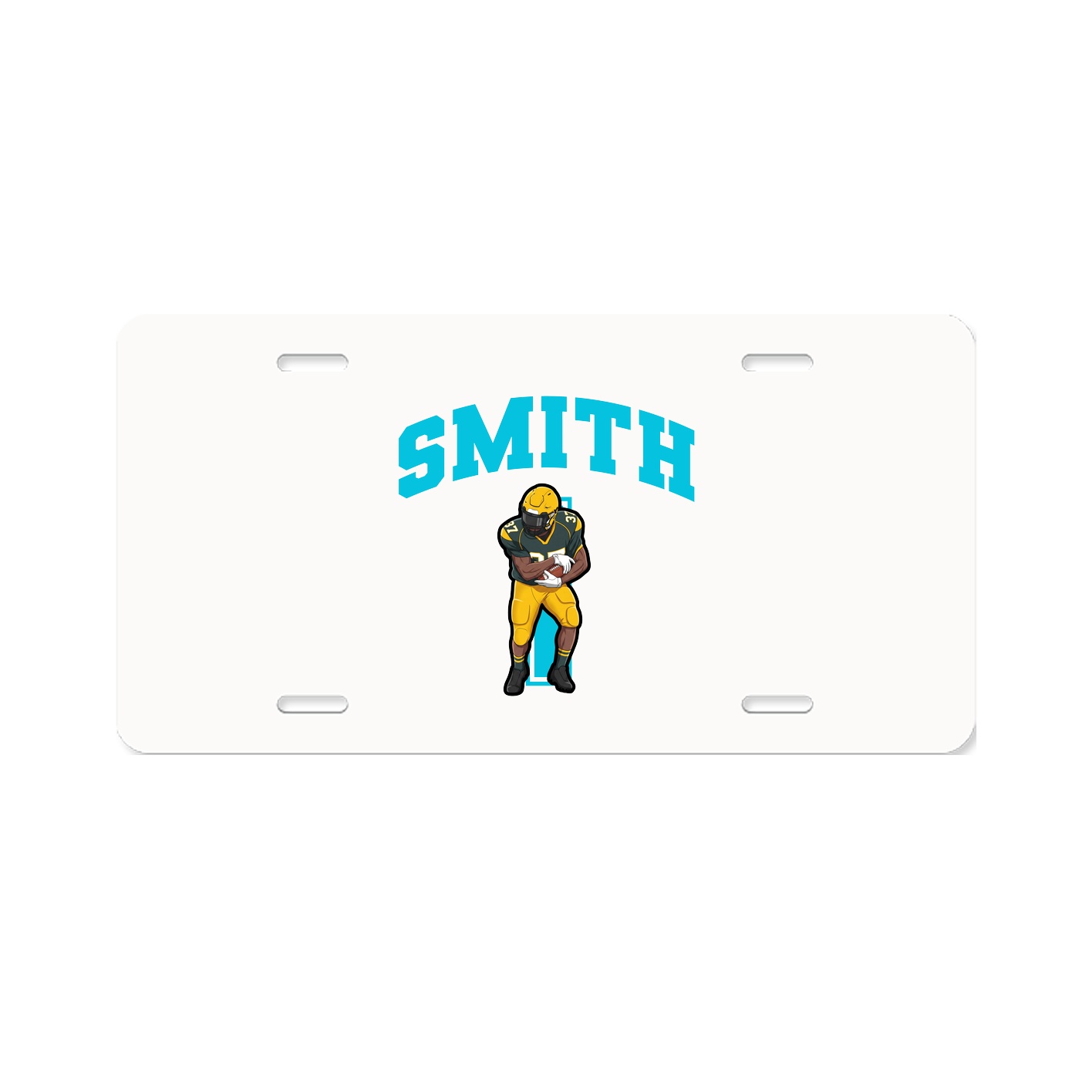 License Plate — Number in Classic