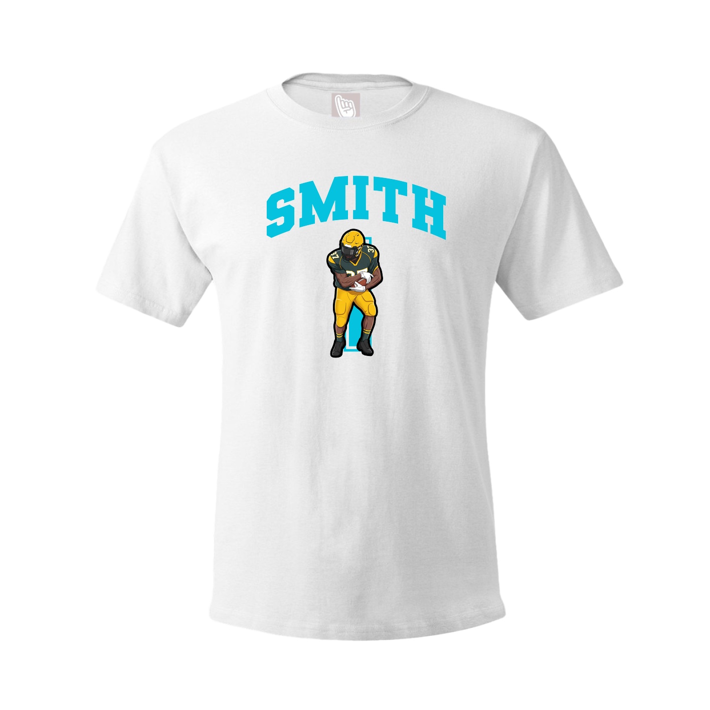 Youth Tee — Number in White