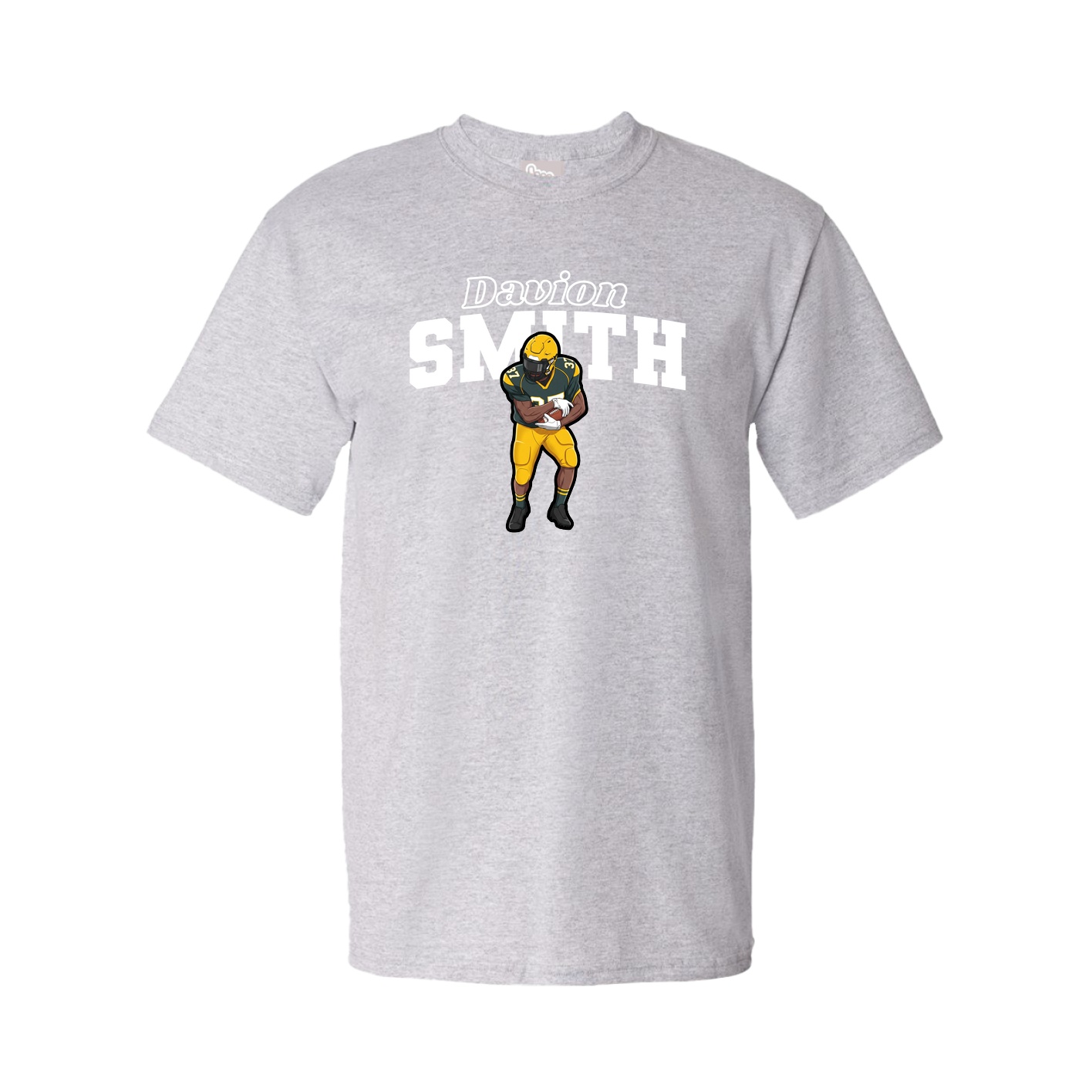 Tee — Name Arch in Grey