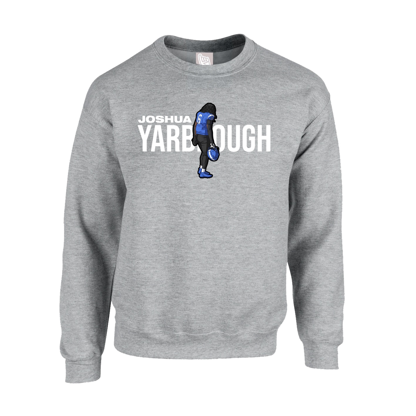 Fleece Crew — Player Name in Grey