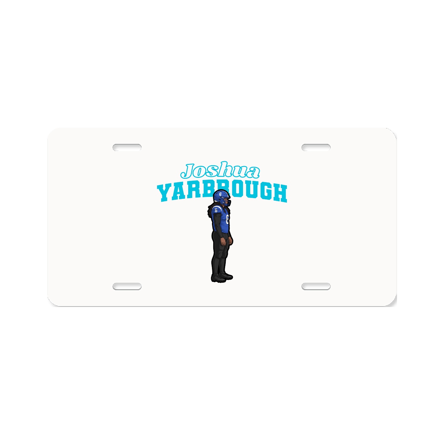 License Plate — Name Arch in Classic