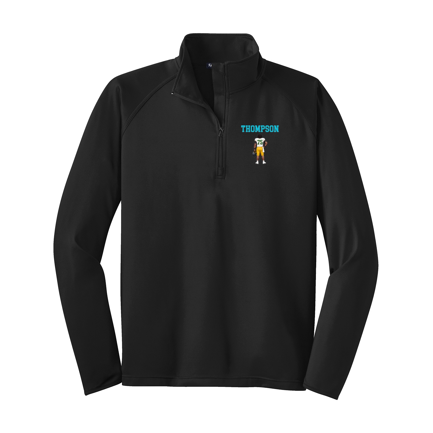 Q-Zip Pullover — Shirsey in Black