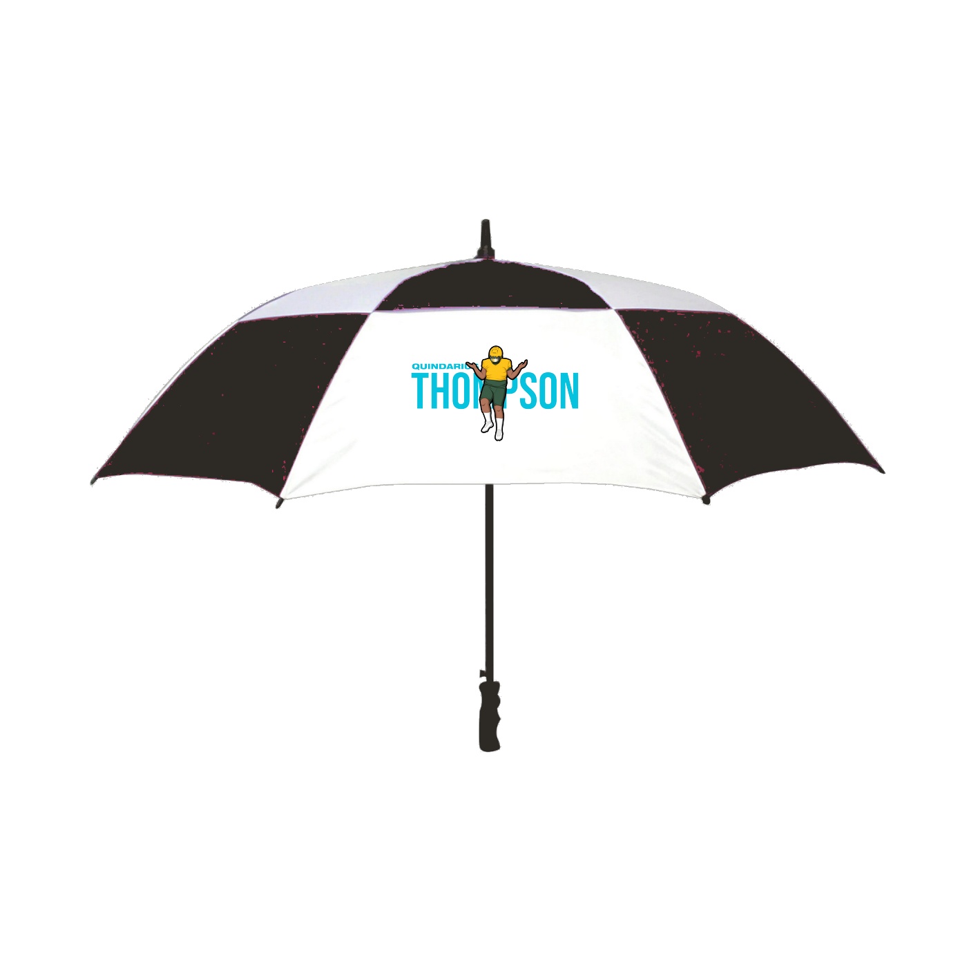 Golf Umbrella — Player Name in Black