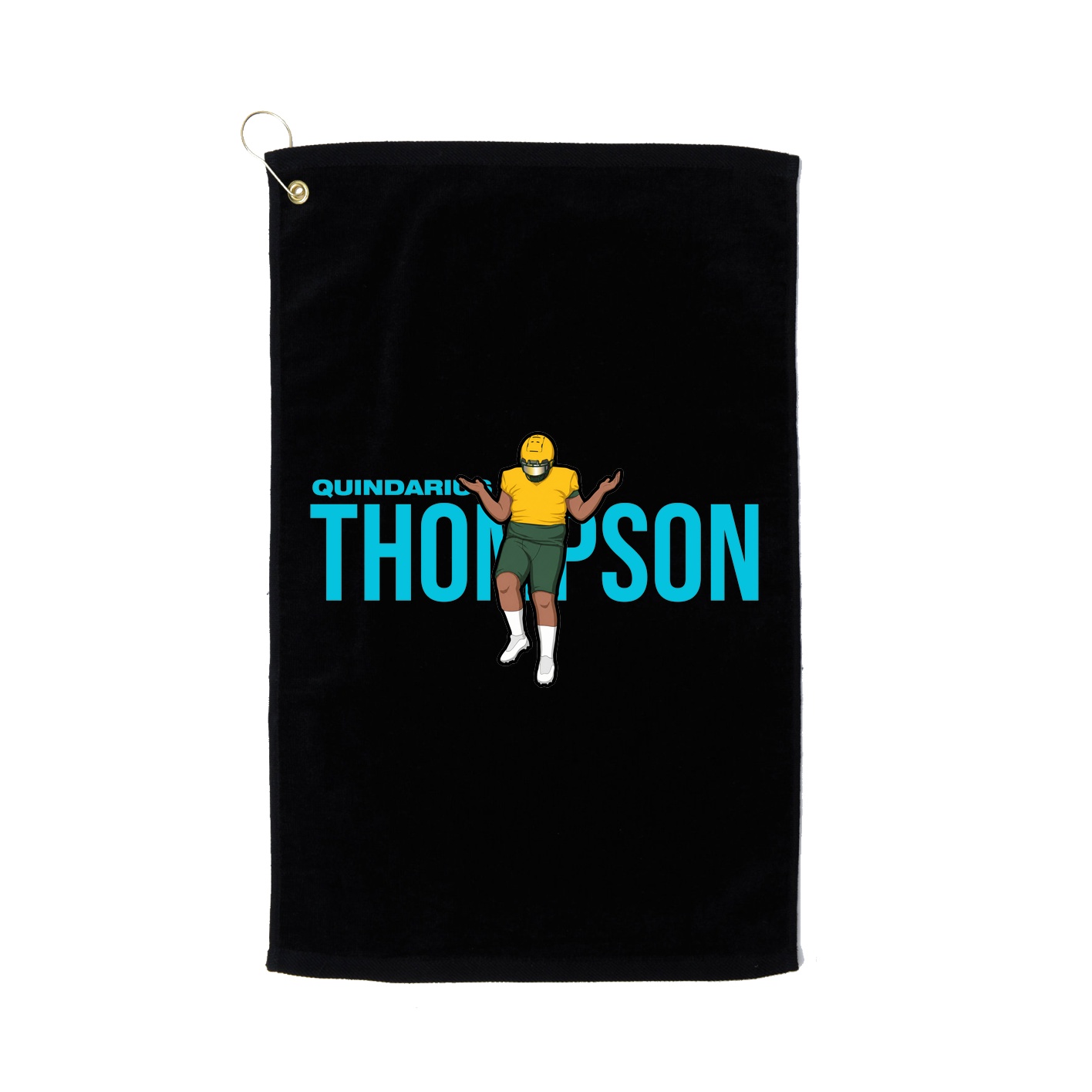 Golf Towel — Player Name in Black