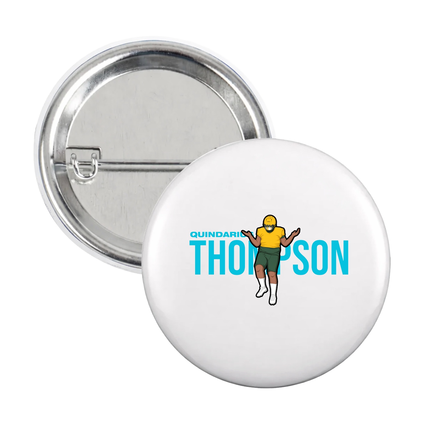 Game Day Button — Player Name in White
