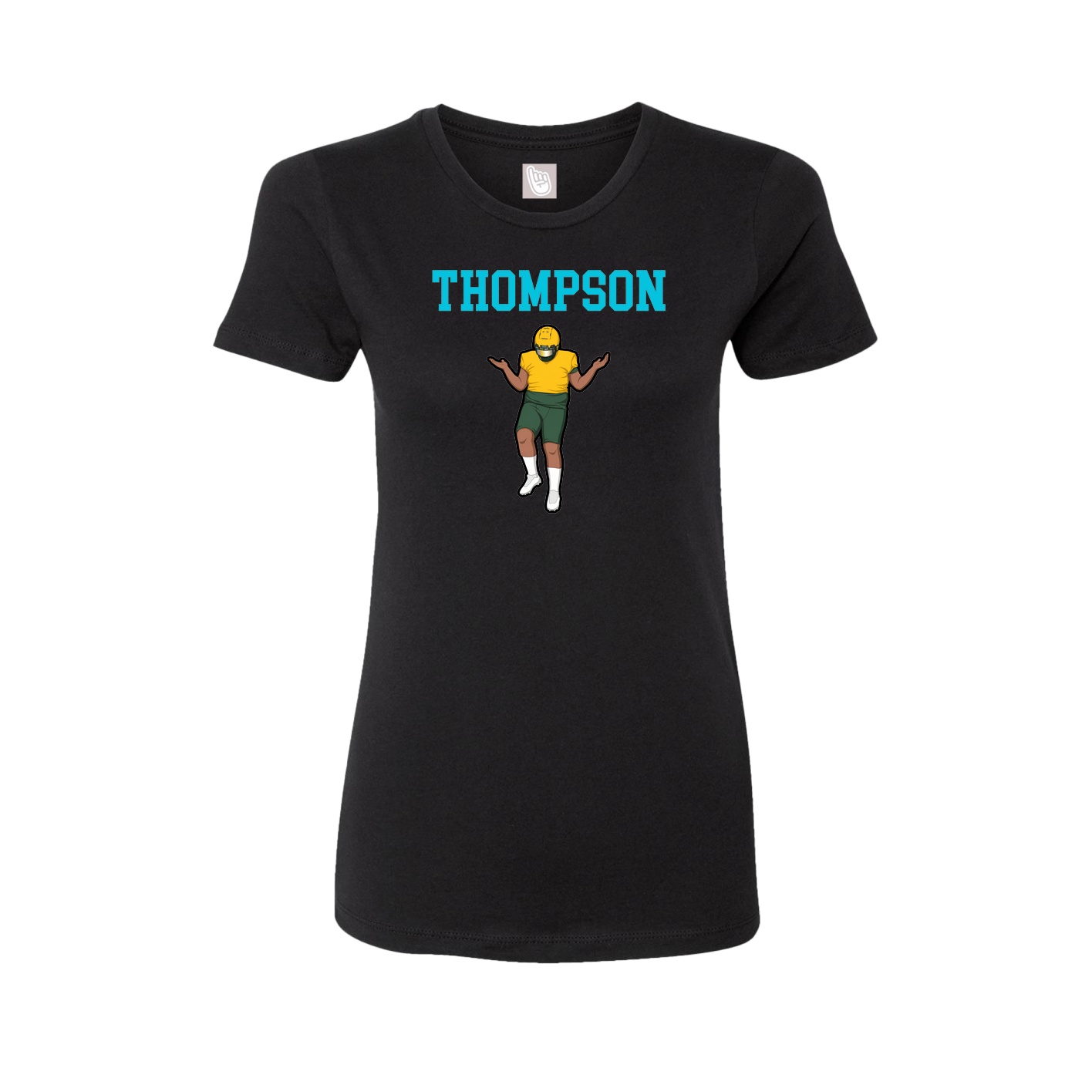Fitted Women's Tee — Shirsey in Black