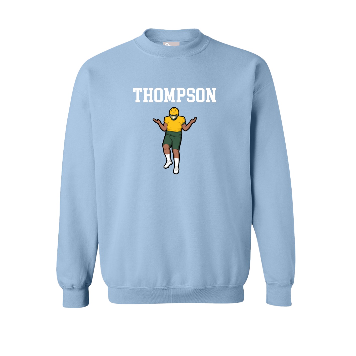 Fleece Crew — Shirsey in Light Blue