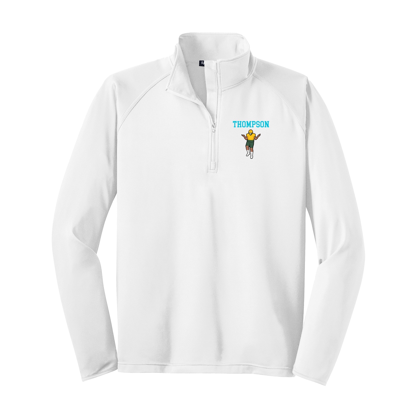 Q-Zip Pullover — Shirsey in White