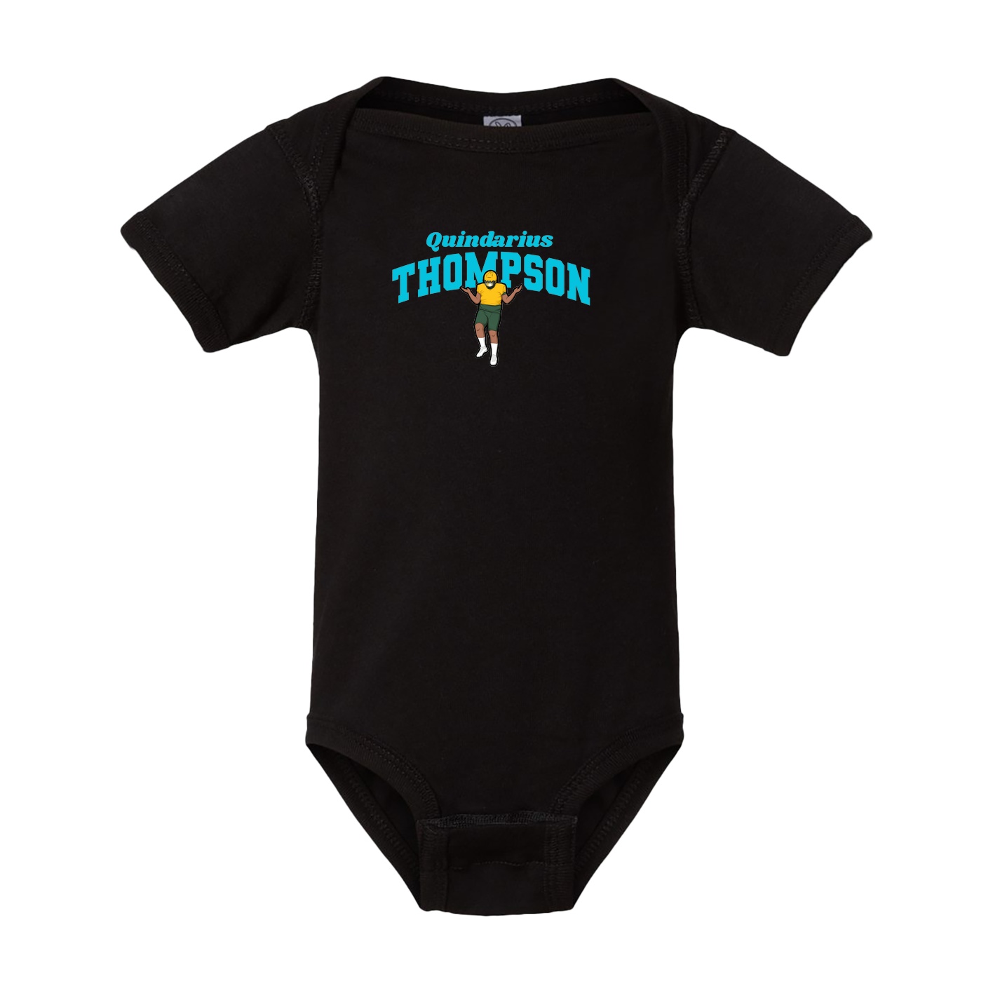 Baby Onesie — Signature Arch in Black