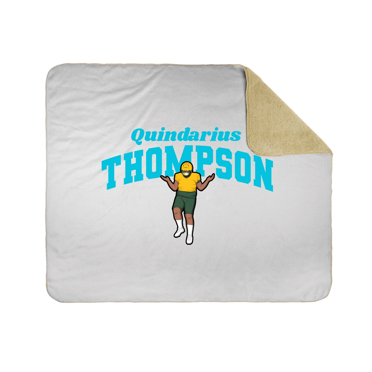 Throw Blanket — Signature Arch in White