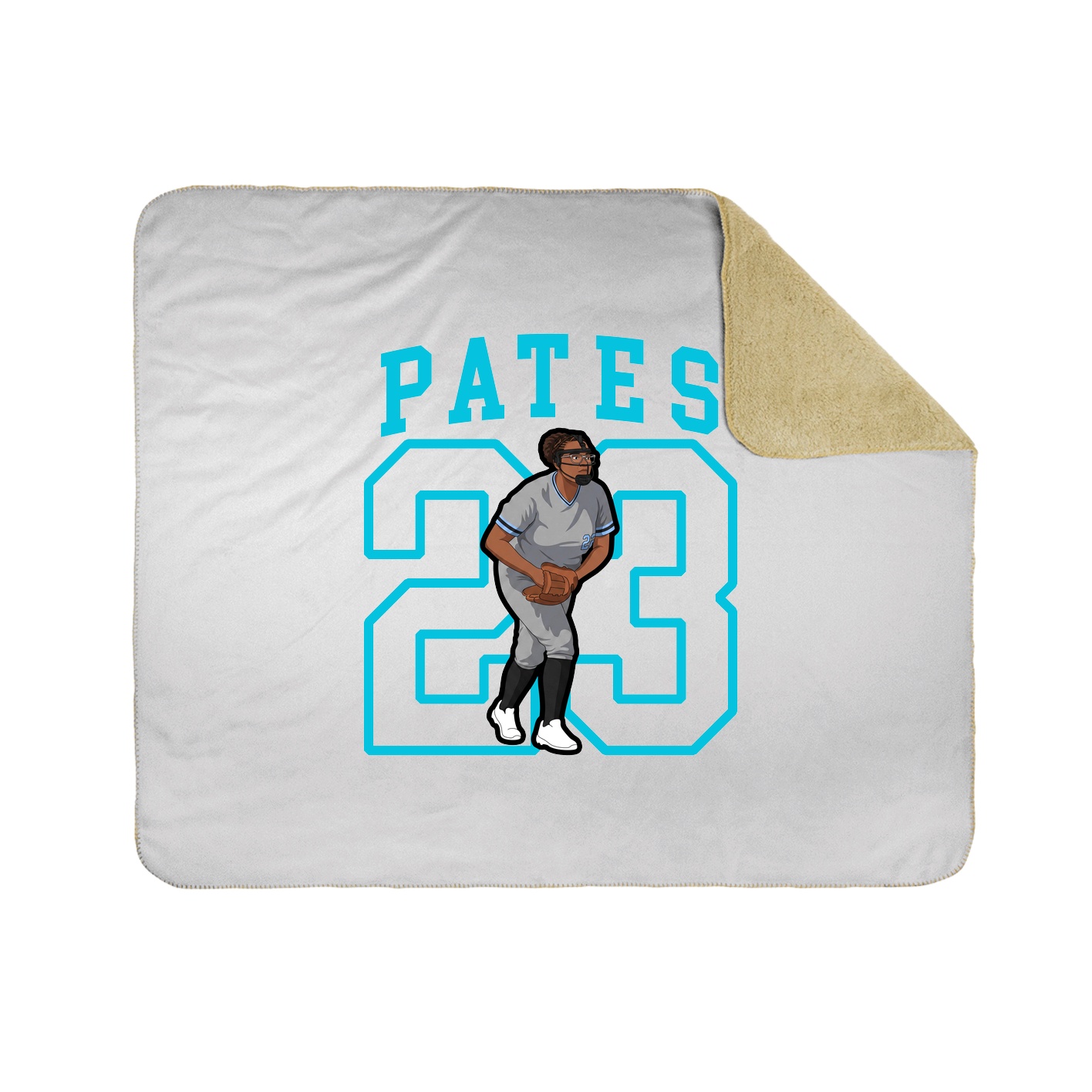 Throw Blanket — Shirsey in White
