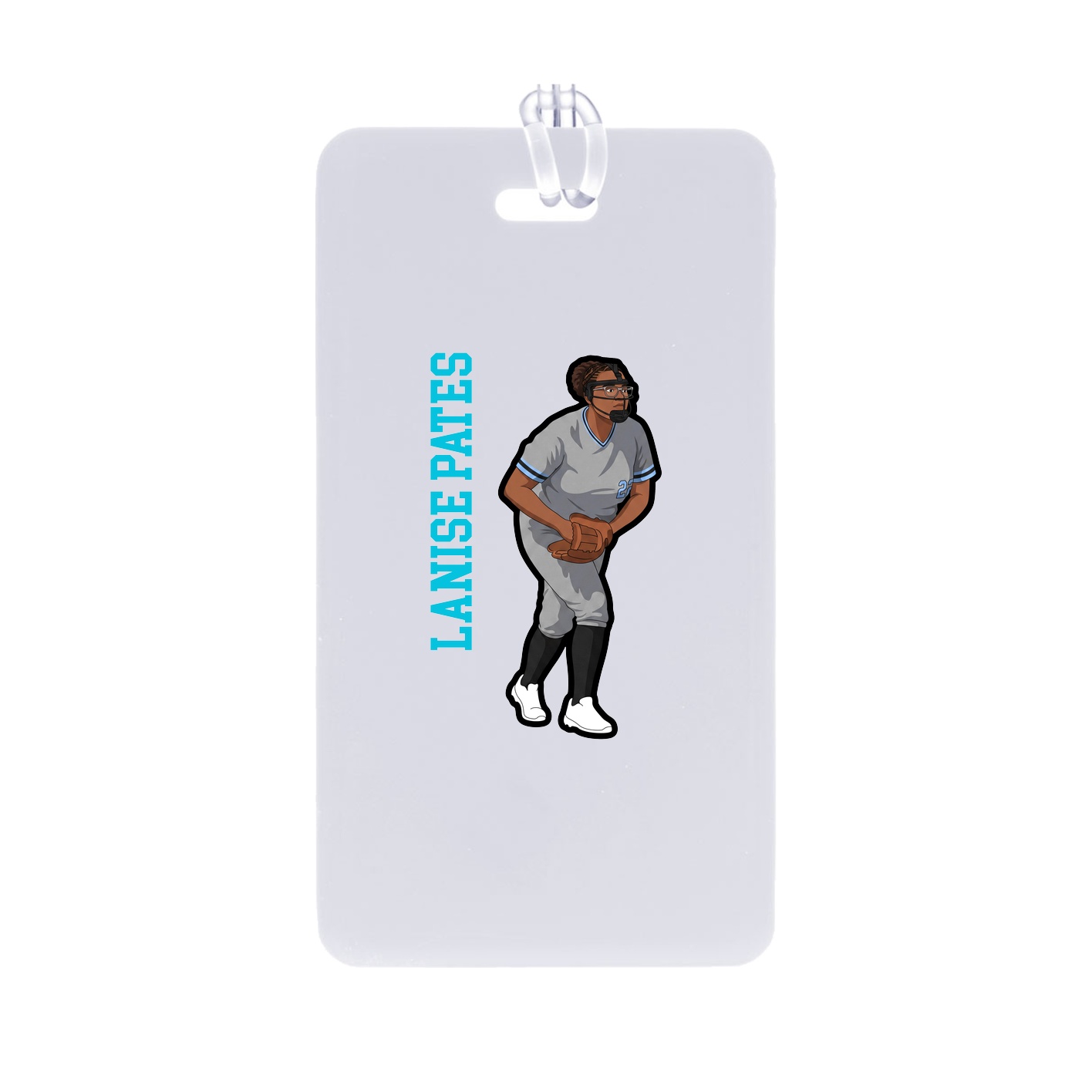 Bag Tag — Name Vertical in Classic