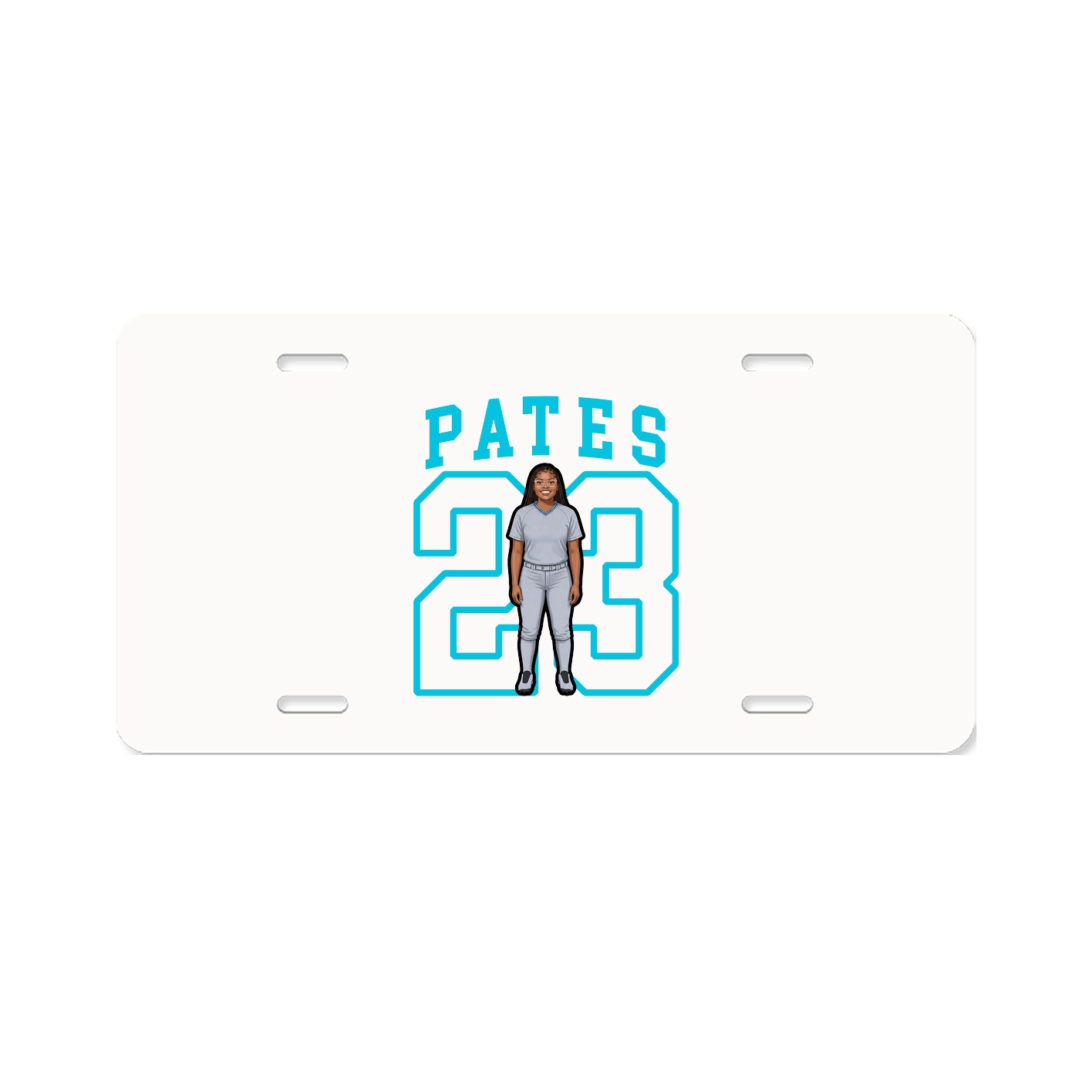 License Plate — Shirsey in Classic
