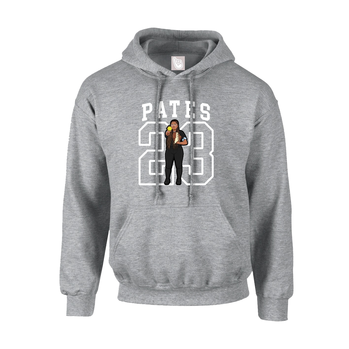 Hoodie — Shirsey in Grey