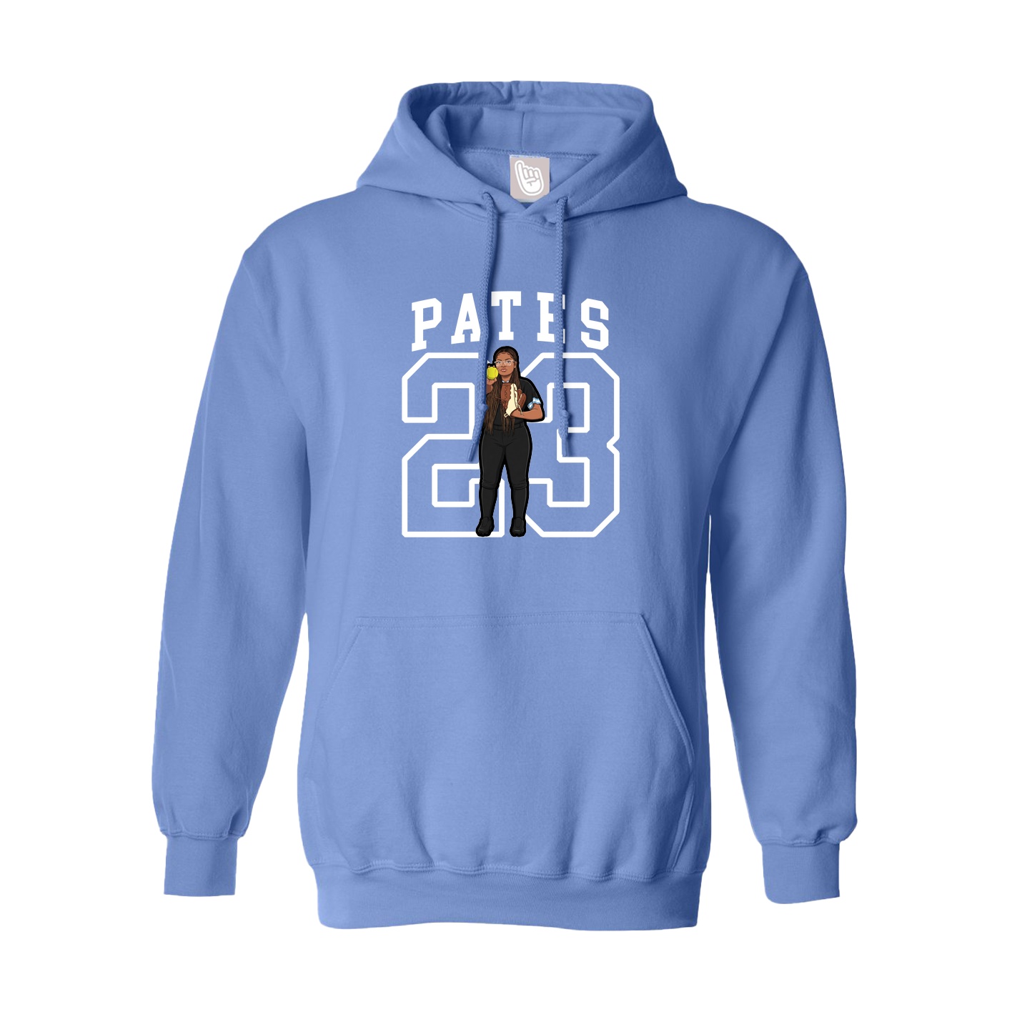 Youth Hoodie — Shirsey in Powder Blue