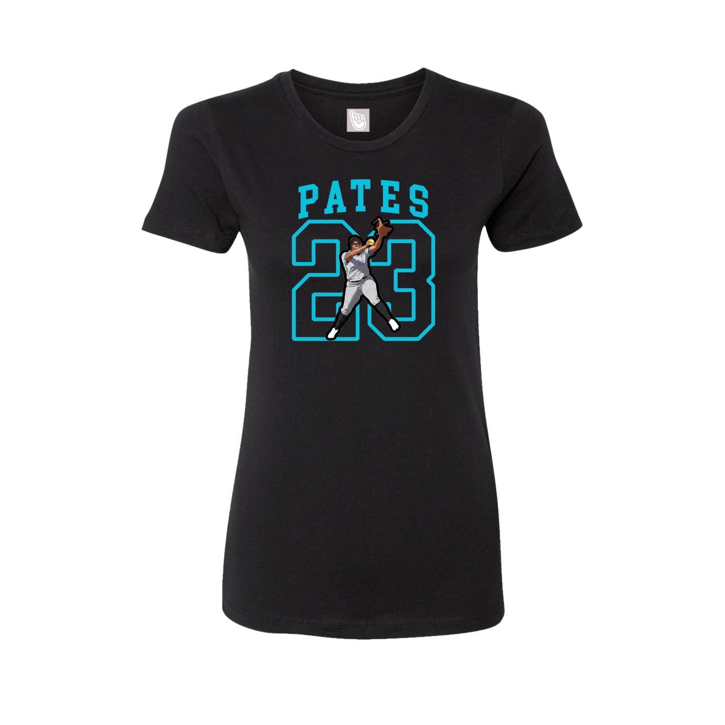 Fitted Women's Tee — Shirsey in Black