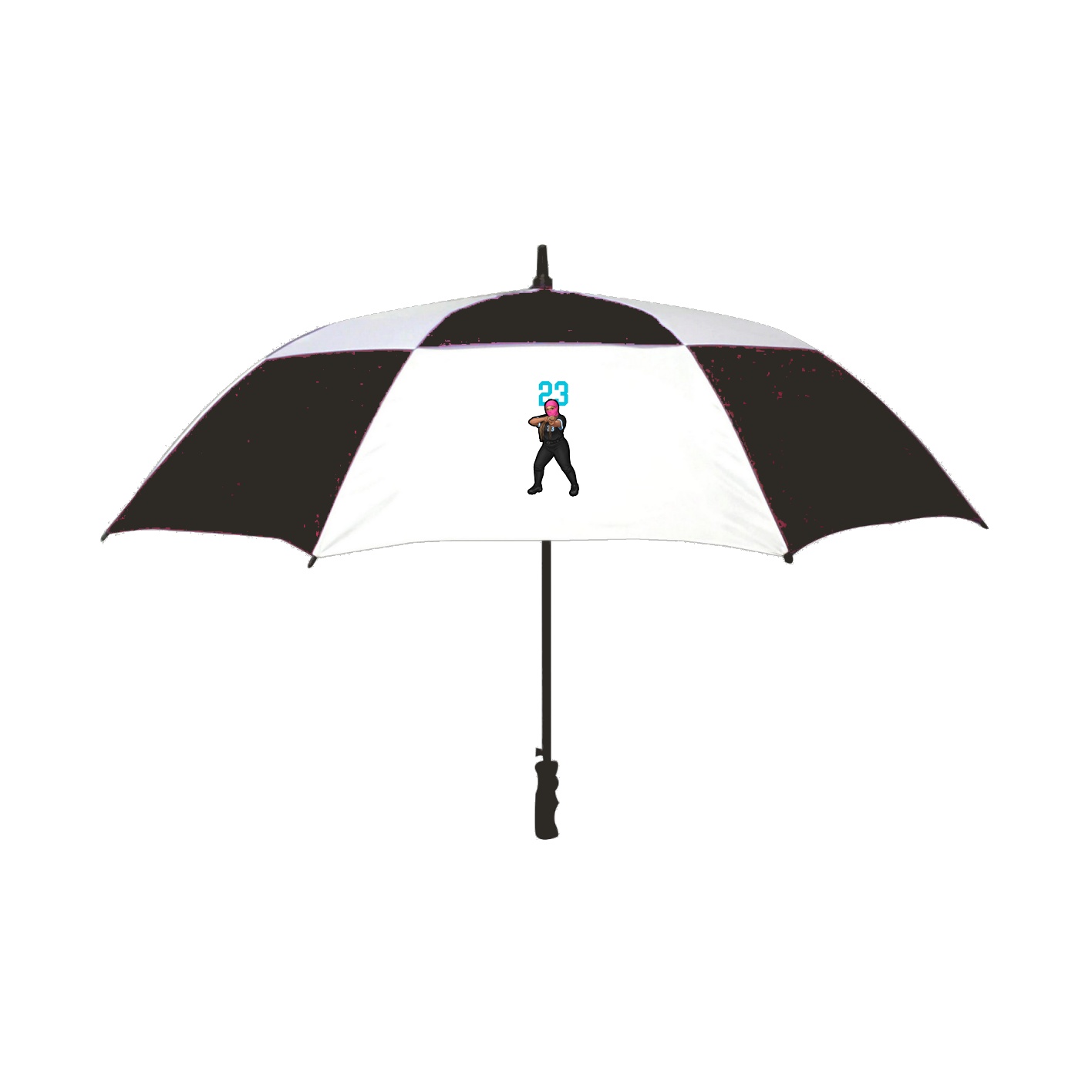 Golf Umbrella — Number Top in Black