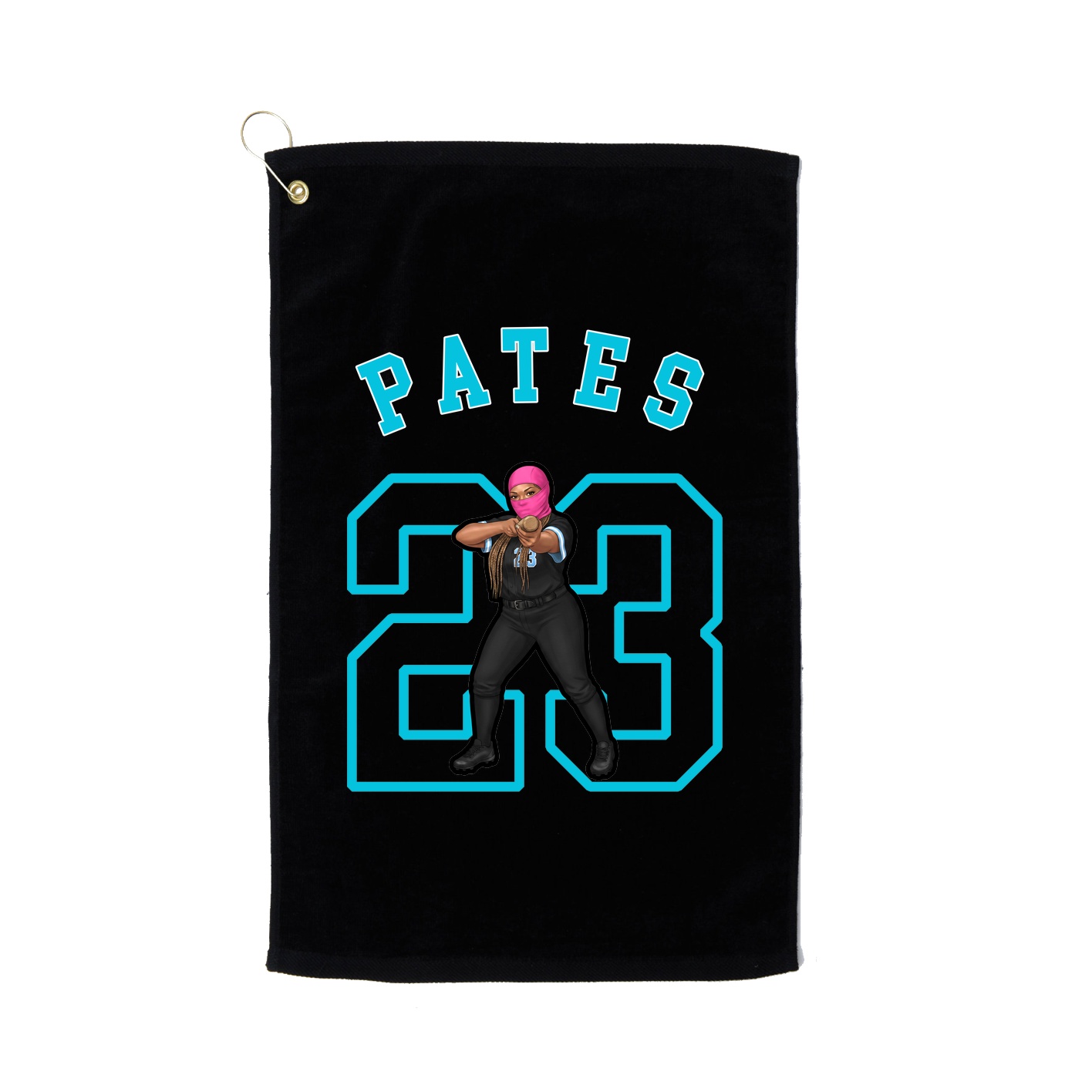 Golf Towel — Shirsey Arch in Black