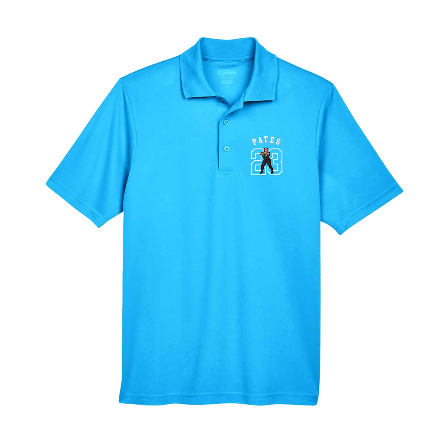 Performance Polo — Shirsey Arch in Light Blue
