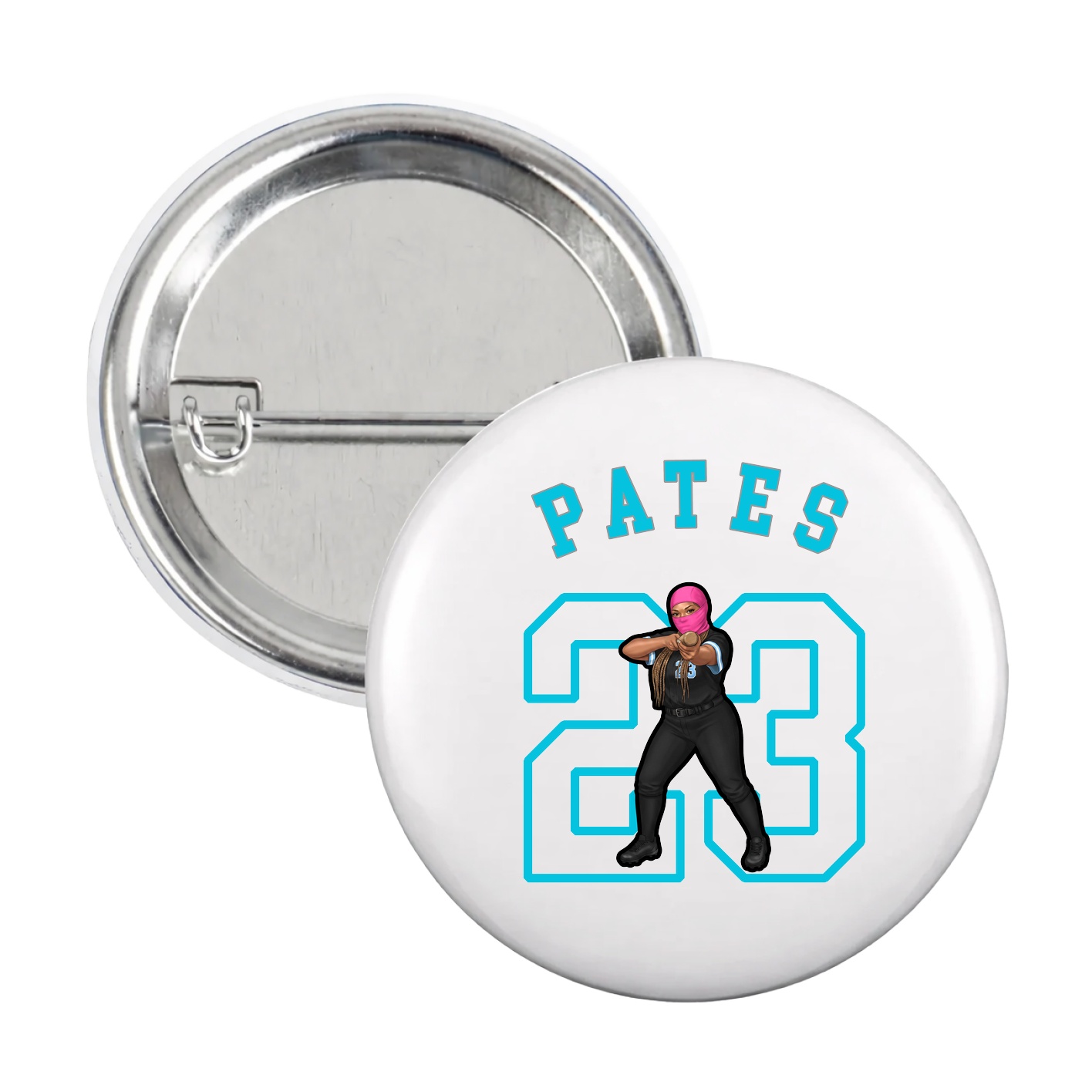 Game Day Button — Shirsey Arch in White