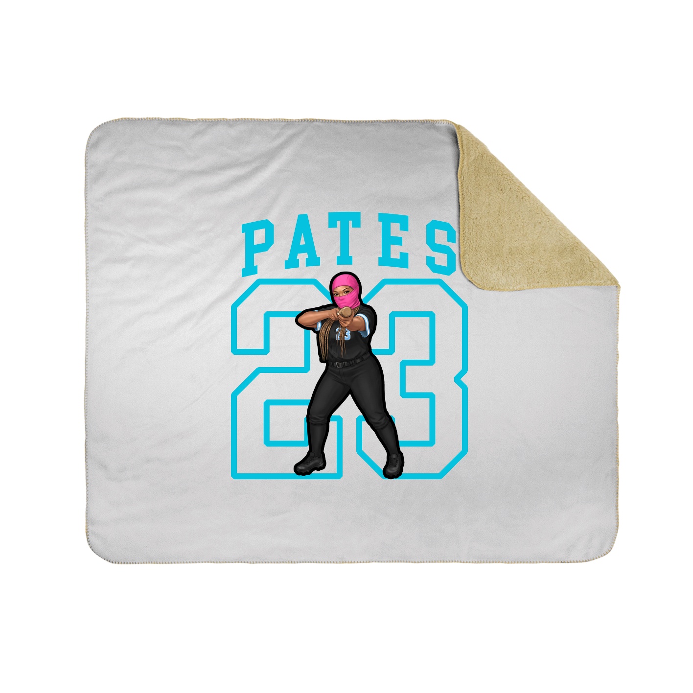 Throw Blanket — Shirsey in White