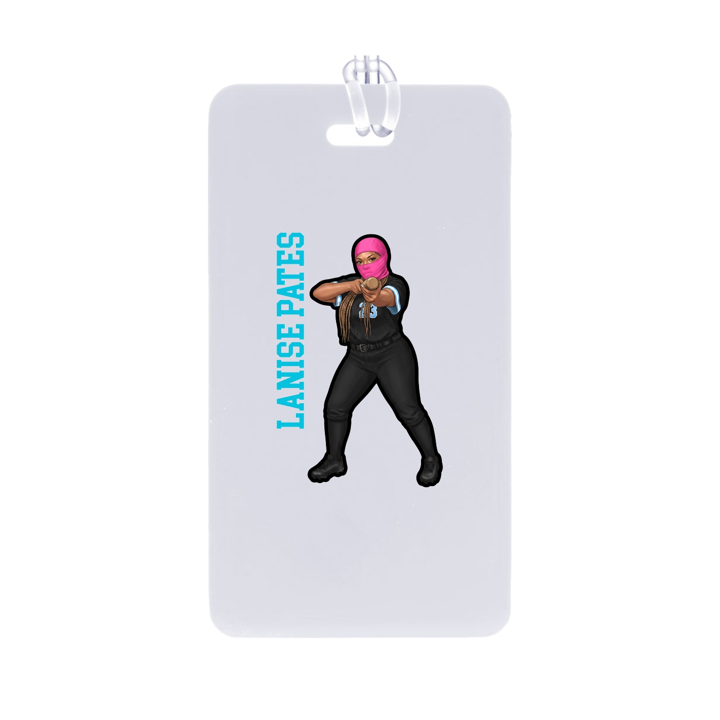 Bag Tag — Name Vertical in Classic