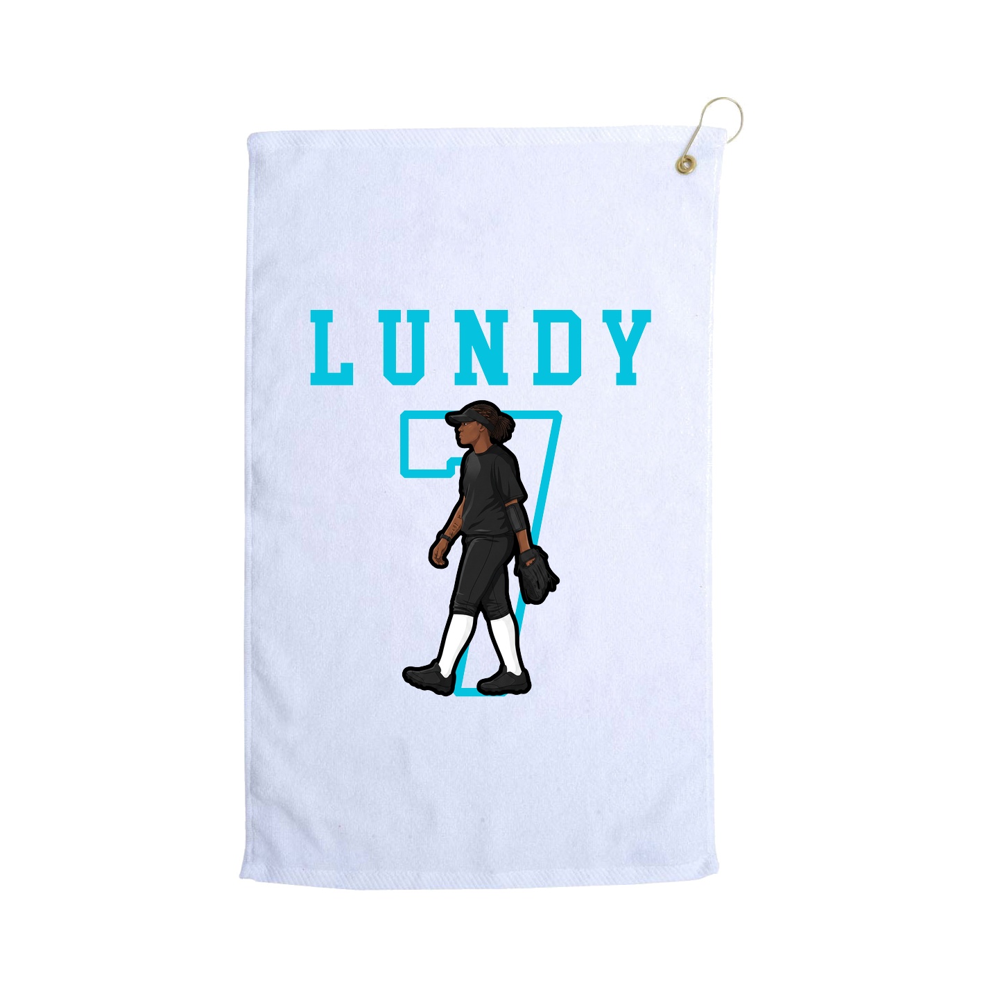 Golf Towel — Shirsey in White