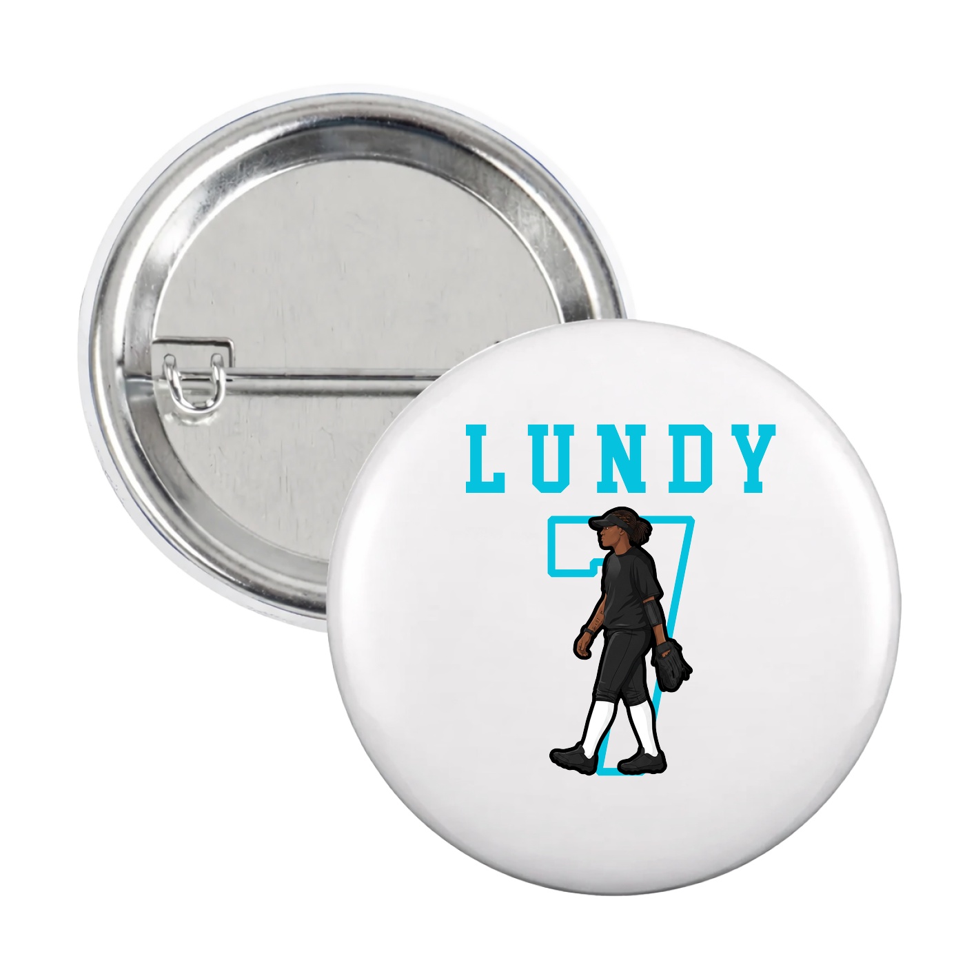 Game Day Button — Shirsey in White