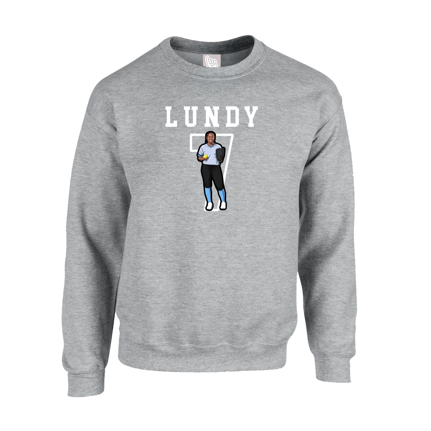 Fleece Crew — Shirsey in Grey