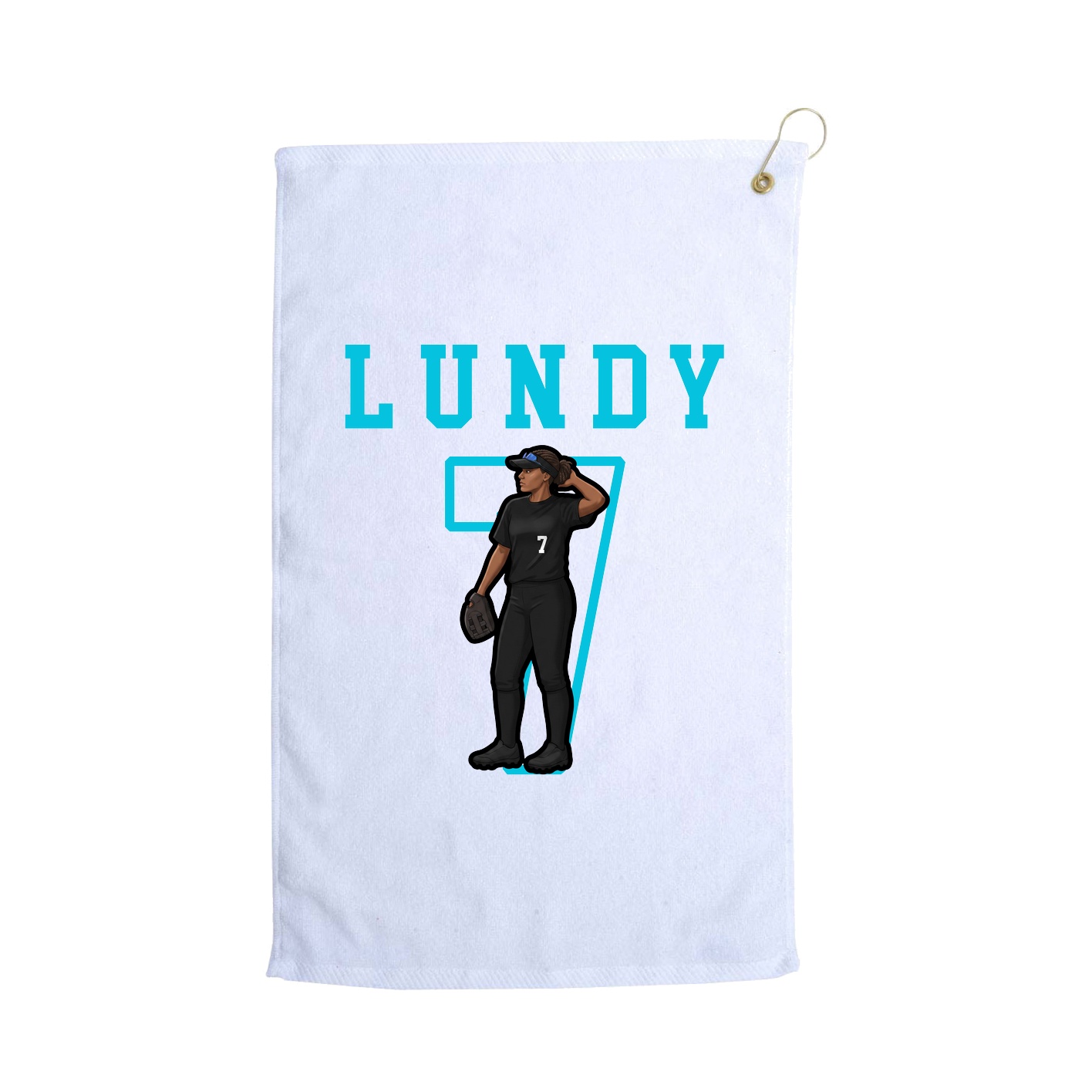 Golf Towel — Shirsey in White