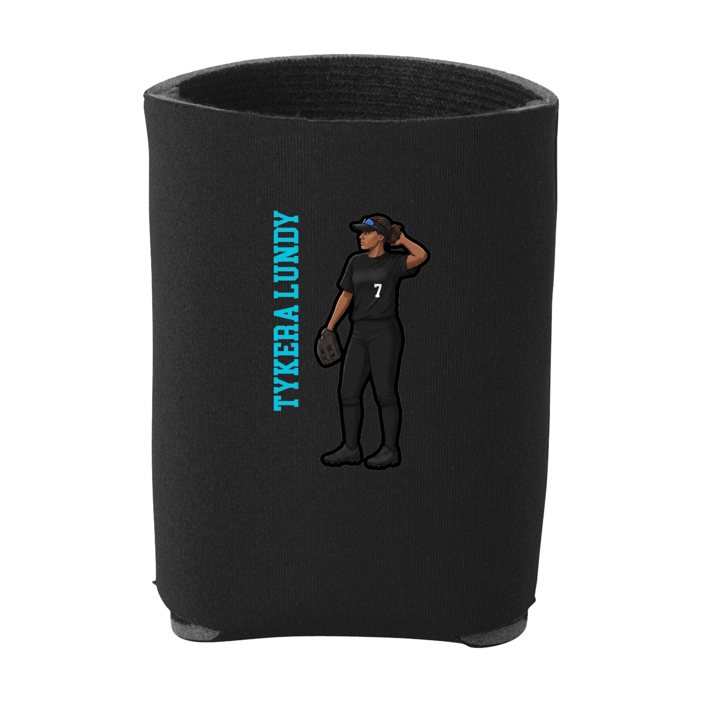 Can Holder — Name Vertical in Black