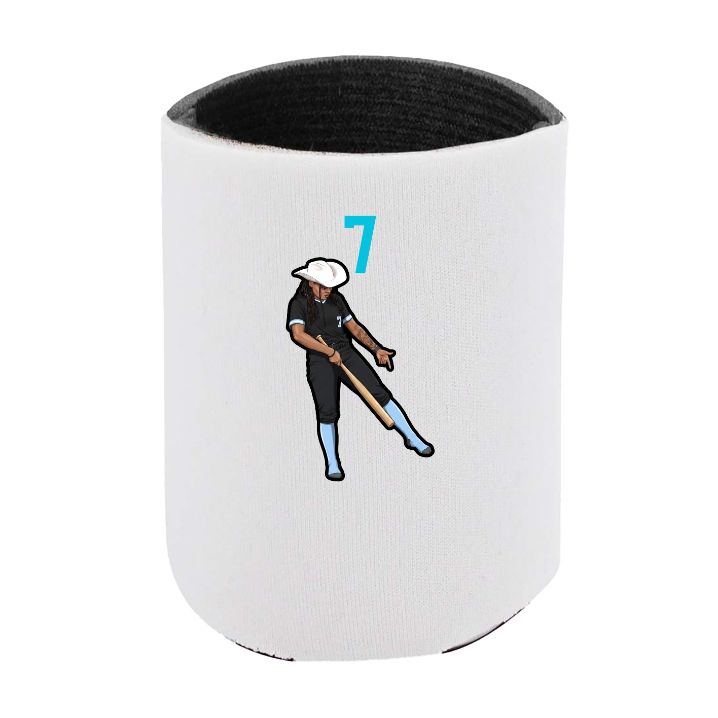 Can Holder — Number Top in White