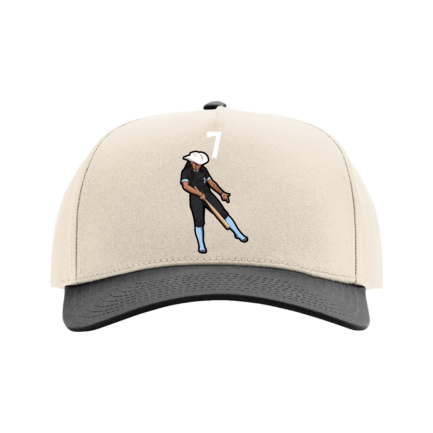 Full Fabric Five-Panel Champ Cap