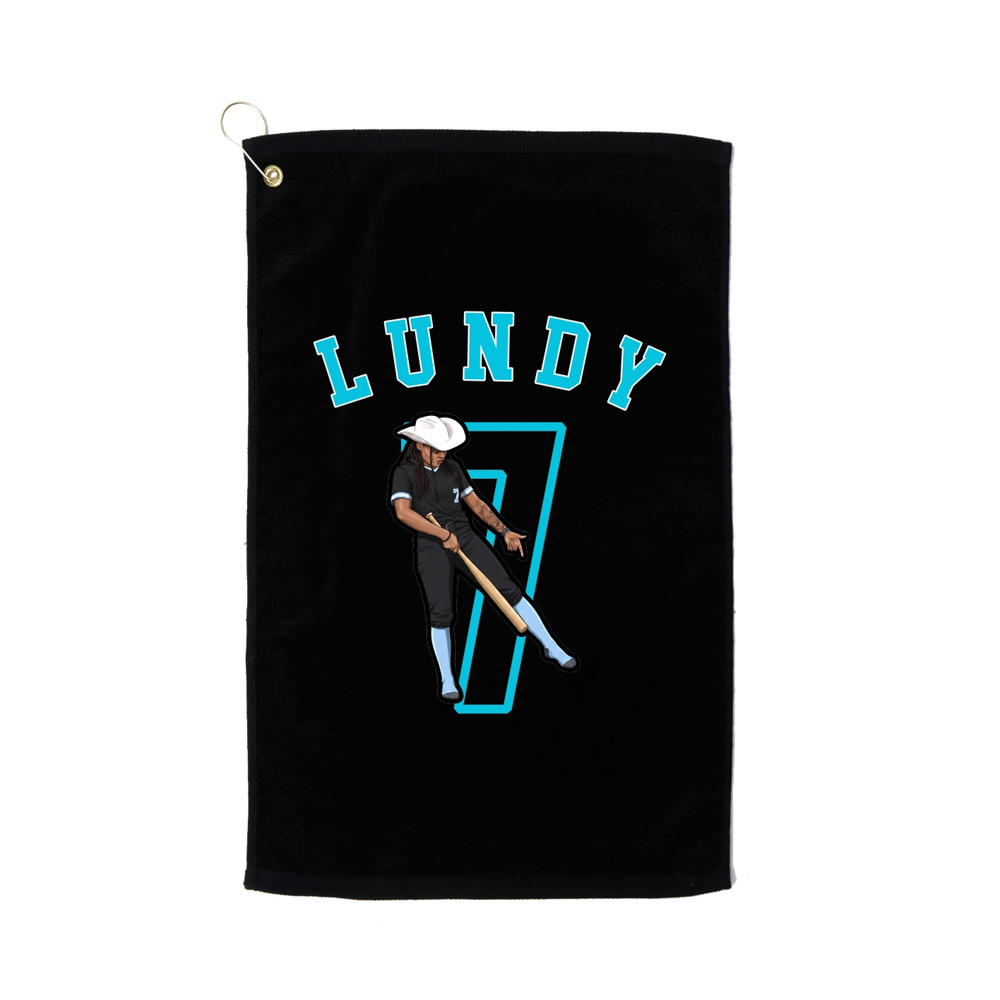 Golf Towel — Shirsey Arch in Black