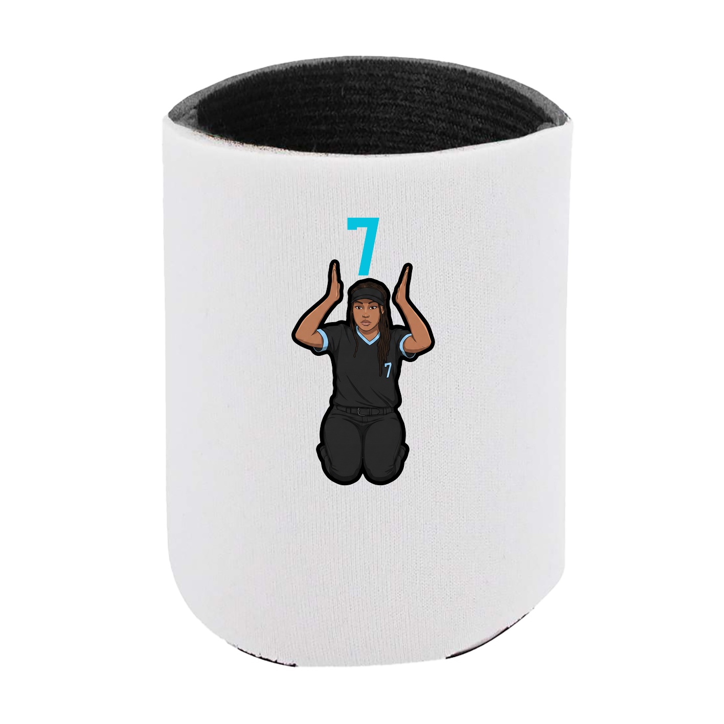 Can Holder — Number Top in White