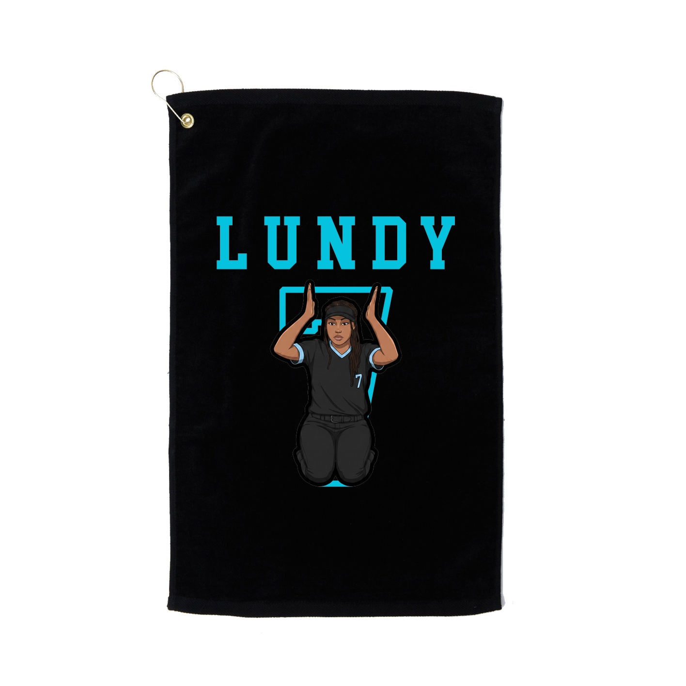 Golf Towel — Shirsey in Black