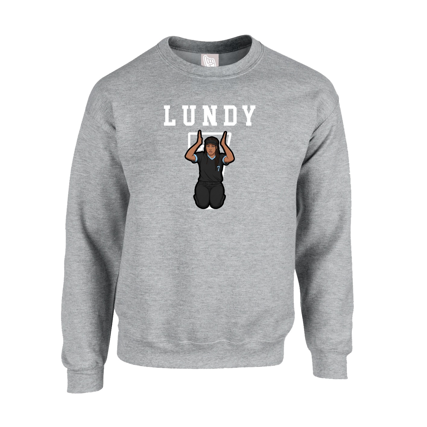 Fleece Crew — Shirsey in Grey