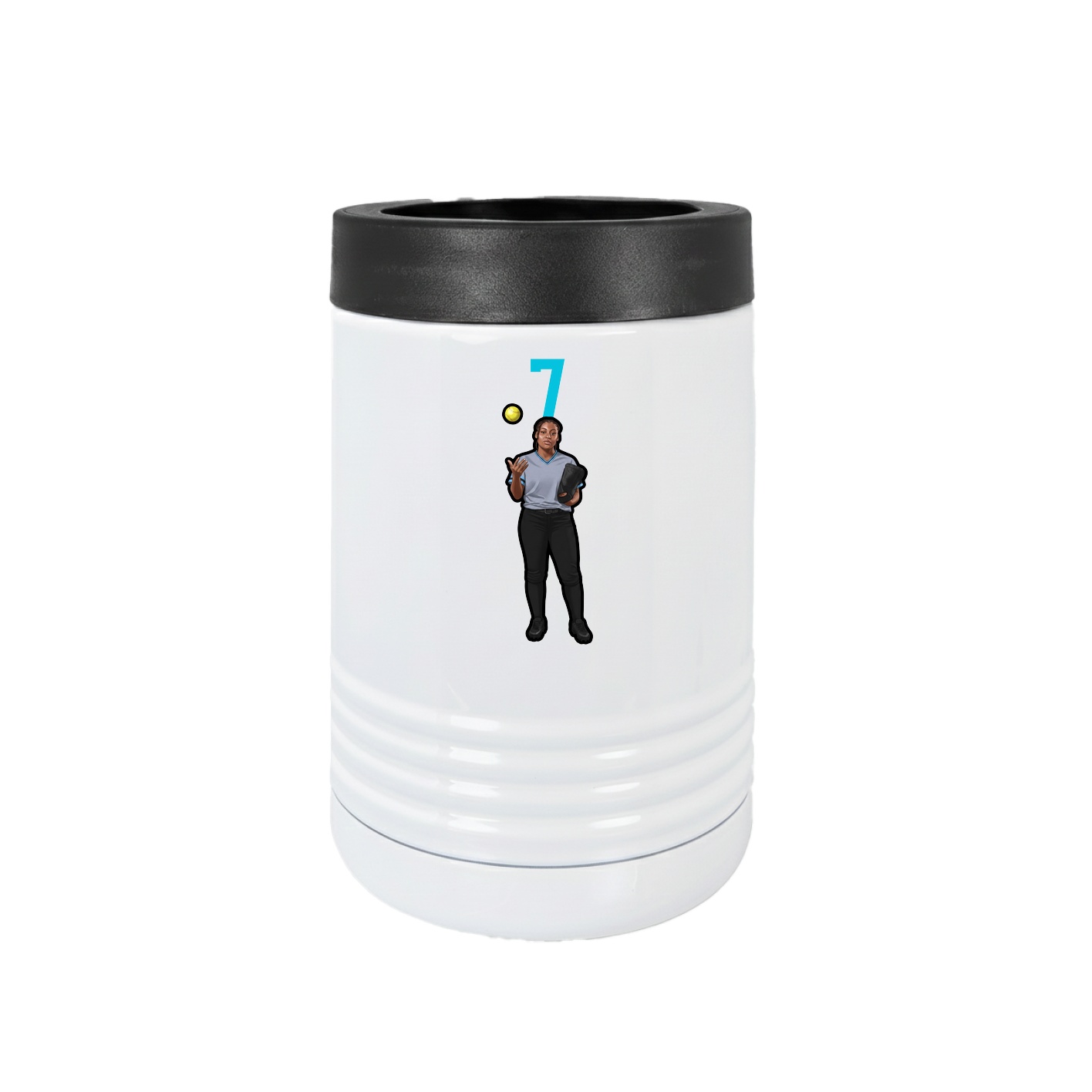 Beverage Holder — Number Top in White
