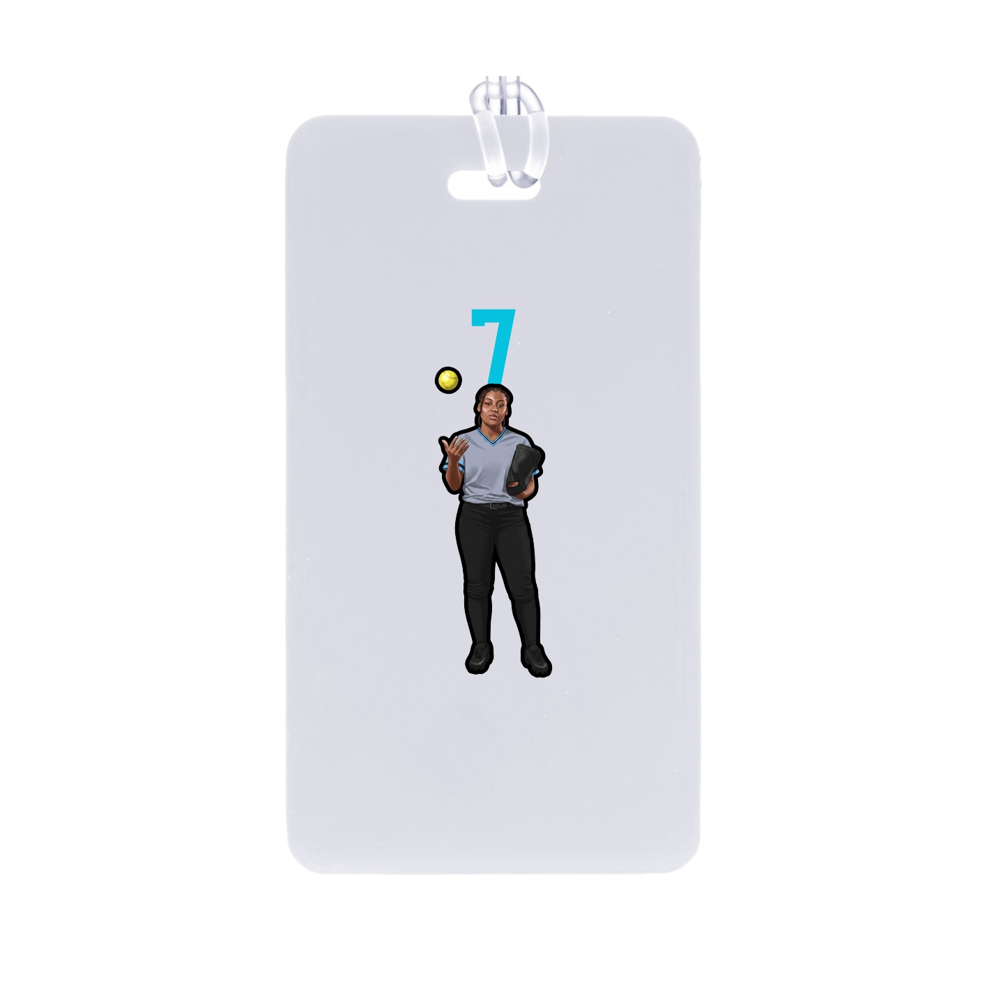 Bag Tag — Number Top in Classic