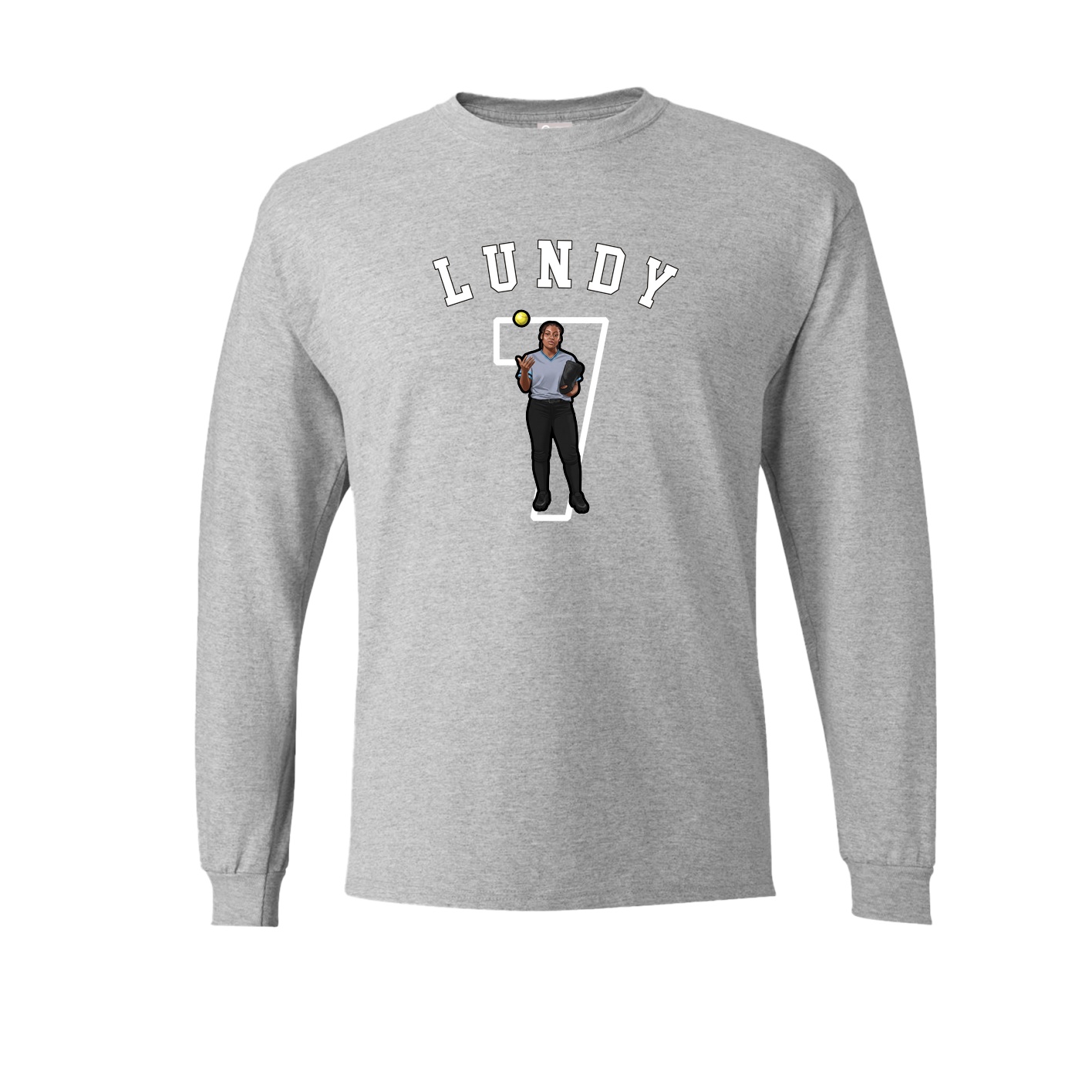 Long Sleeve Tee — Shirsey Arch in Grey